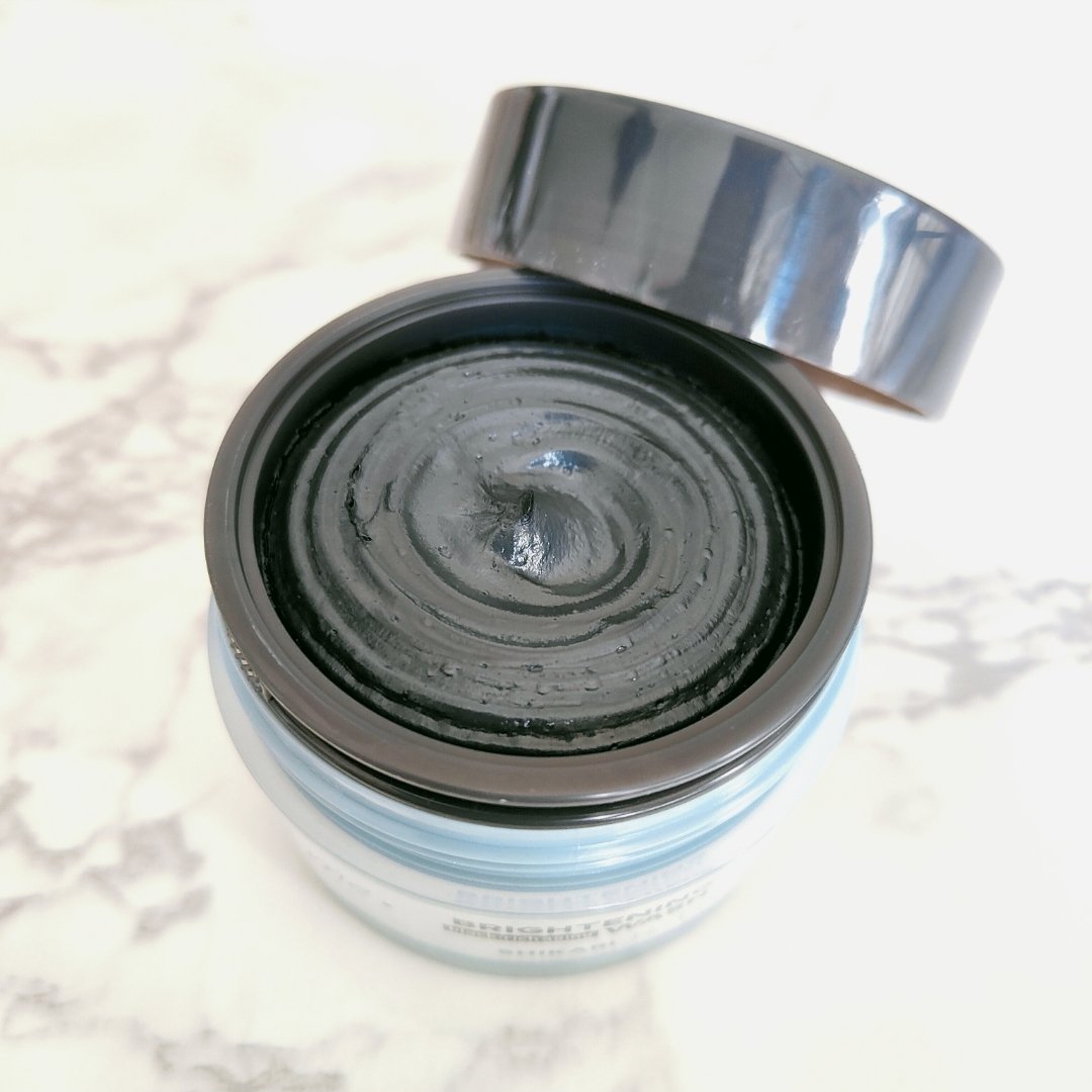 BRIGHTENING WASH black/SHIKARI/洗い流すパック・マスクを使ったクチコミ（3枚目）