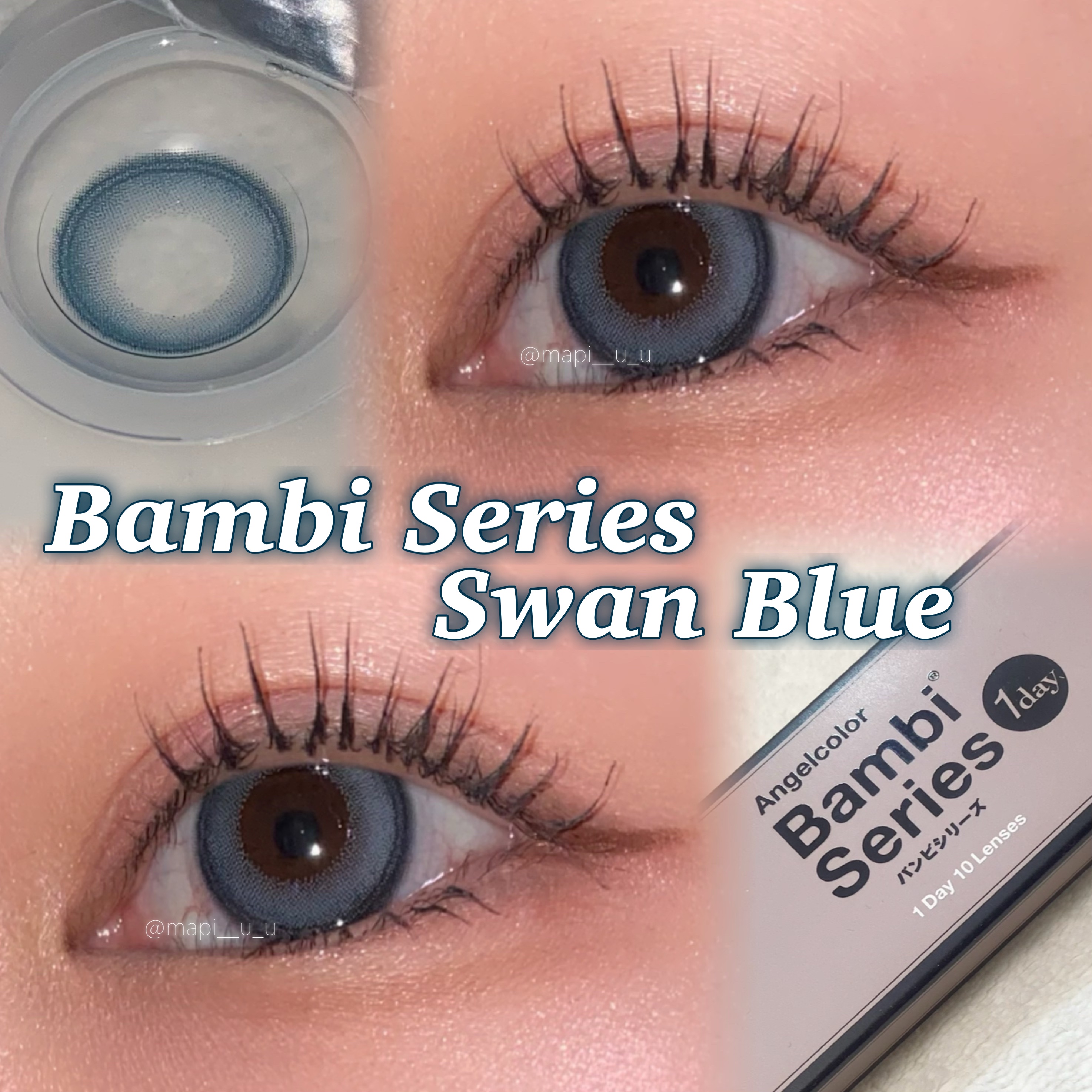 Angelcolor Bambi Series 1day /AngelColor/ワンデー（１DAY）カラコンを使ったクチコミ（1枚目）