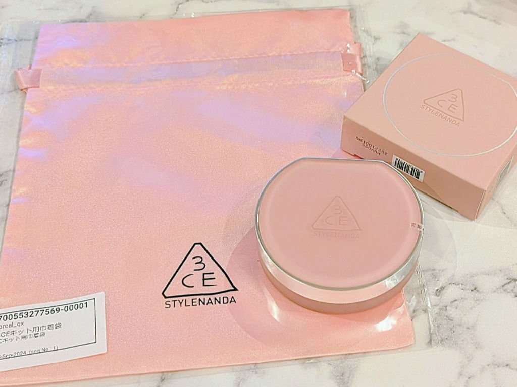 フィッティングメッシュクッション/3CE/クッションファンデーションを使ったクチコミ（1枚目）