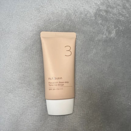 3番 ノーファンデ陶器肌トーンアップクリーム/numbuzin/化粧下地を使ったクチコミ(1枚目)