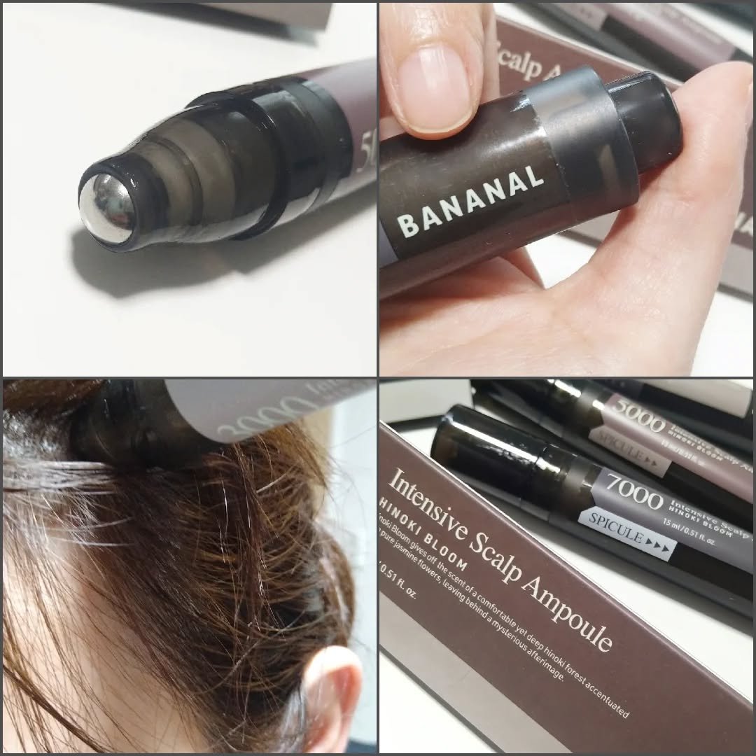 センティッドインテンシブスカルプアンプル/BANANAL/頭皮ローションを使ったクチコミ（3枚目）