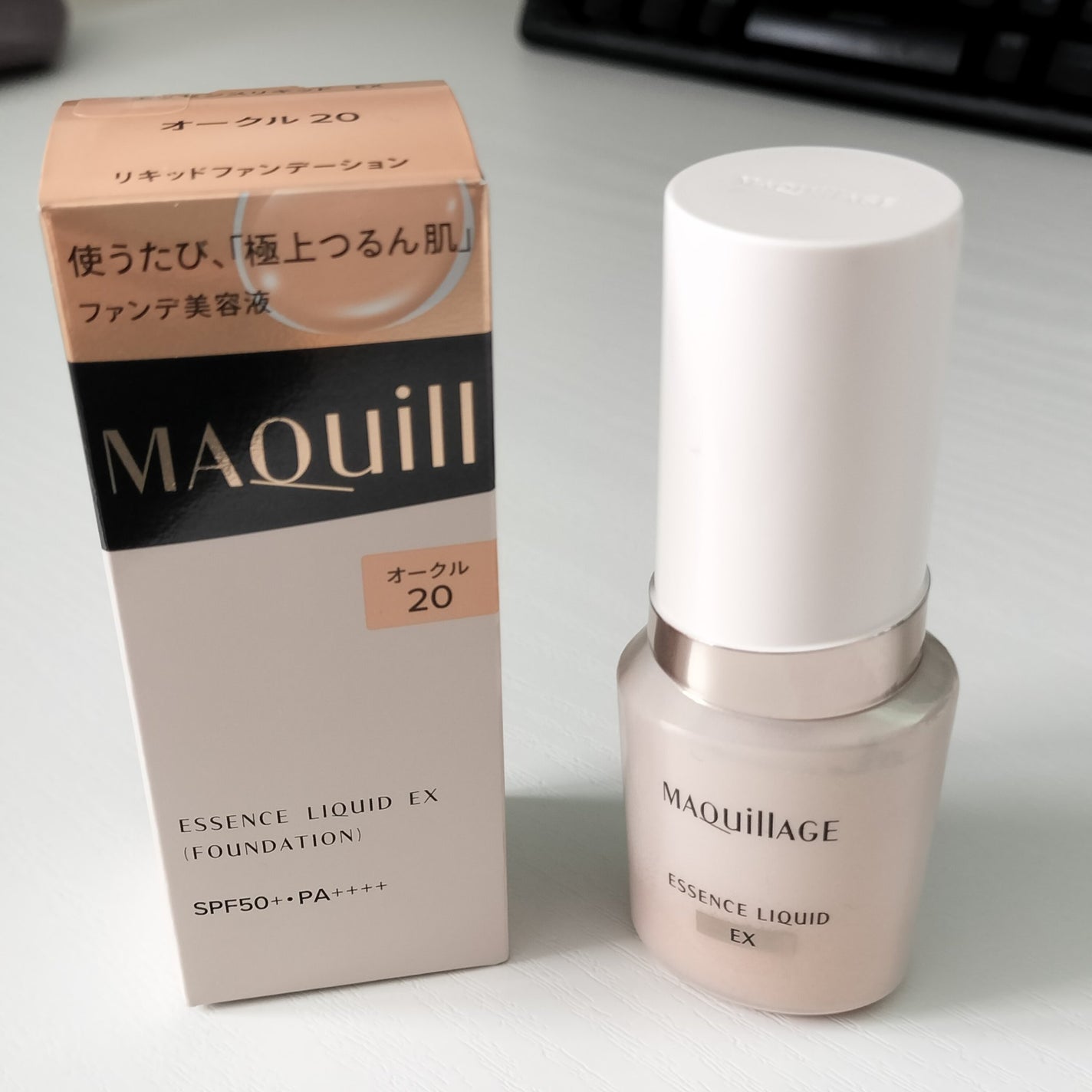 エッセンスリキッド EX/マキアージュ/リキッドファンデーションを使ったクチコミ(4枚目)