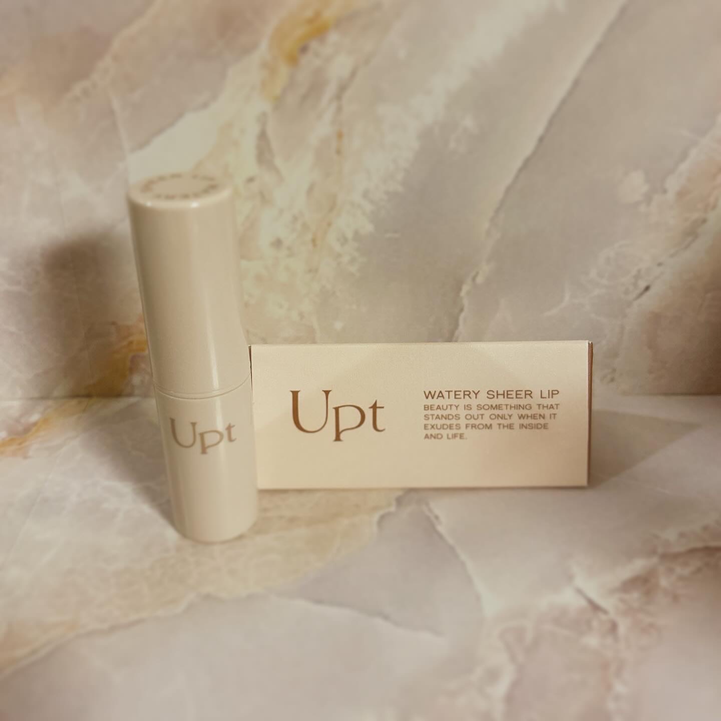 Upt WATERY SHEER LIP  04 taffy more（タフィーモア）/Upt/口紅を使ったクチコミ（2枚目）