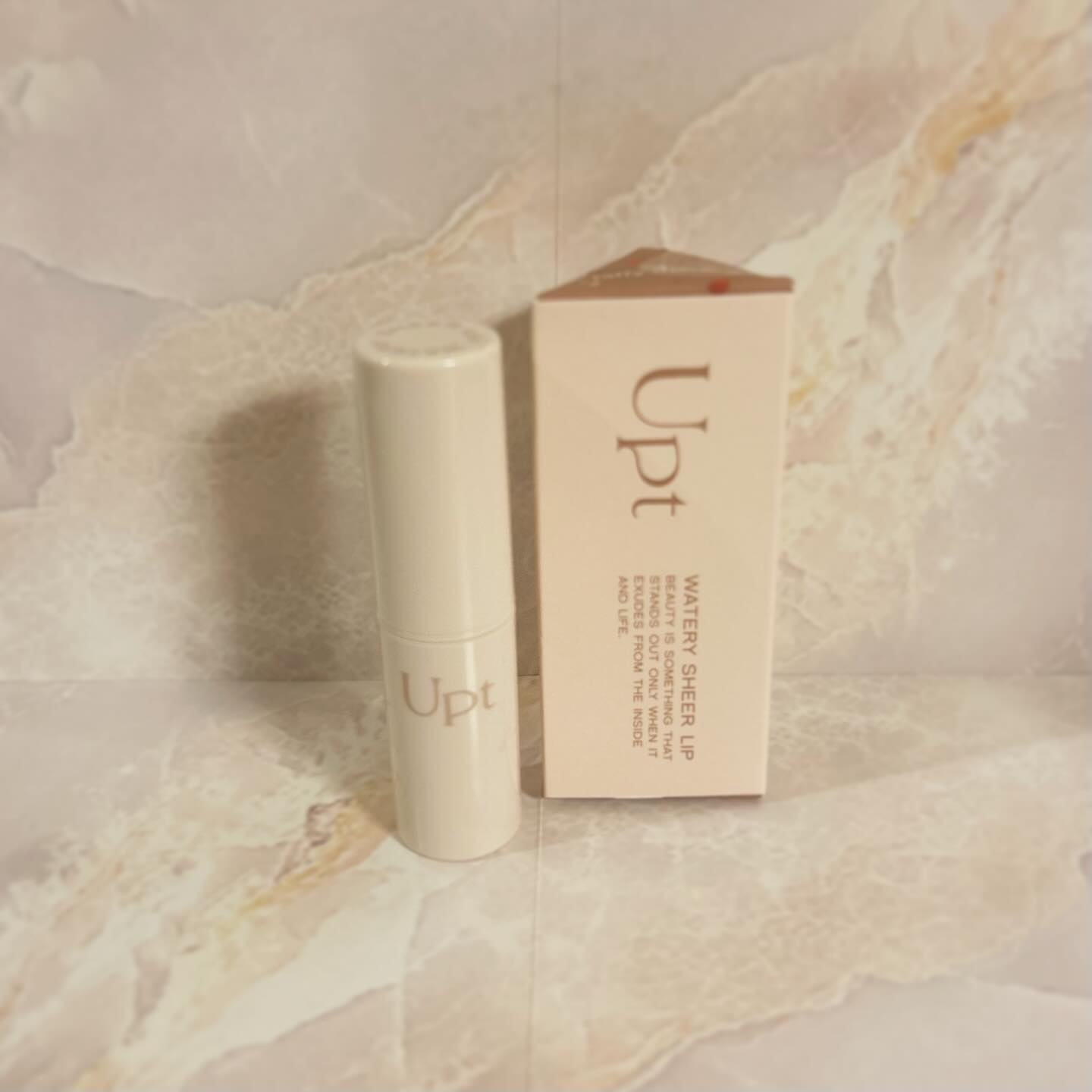 Upt WATERY SHEER LIP  04 taffy more（タフィーモア）/Upt/口紅を使ったクチコミ（1枚目）