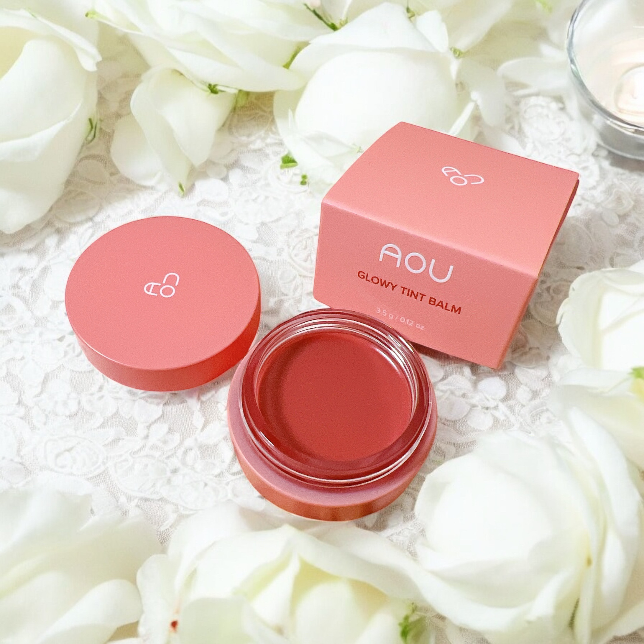 GLOWY TINT BALM/AOU/リップグロスを使ったクチコミ（1枚目）