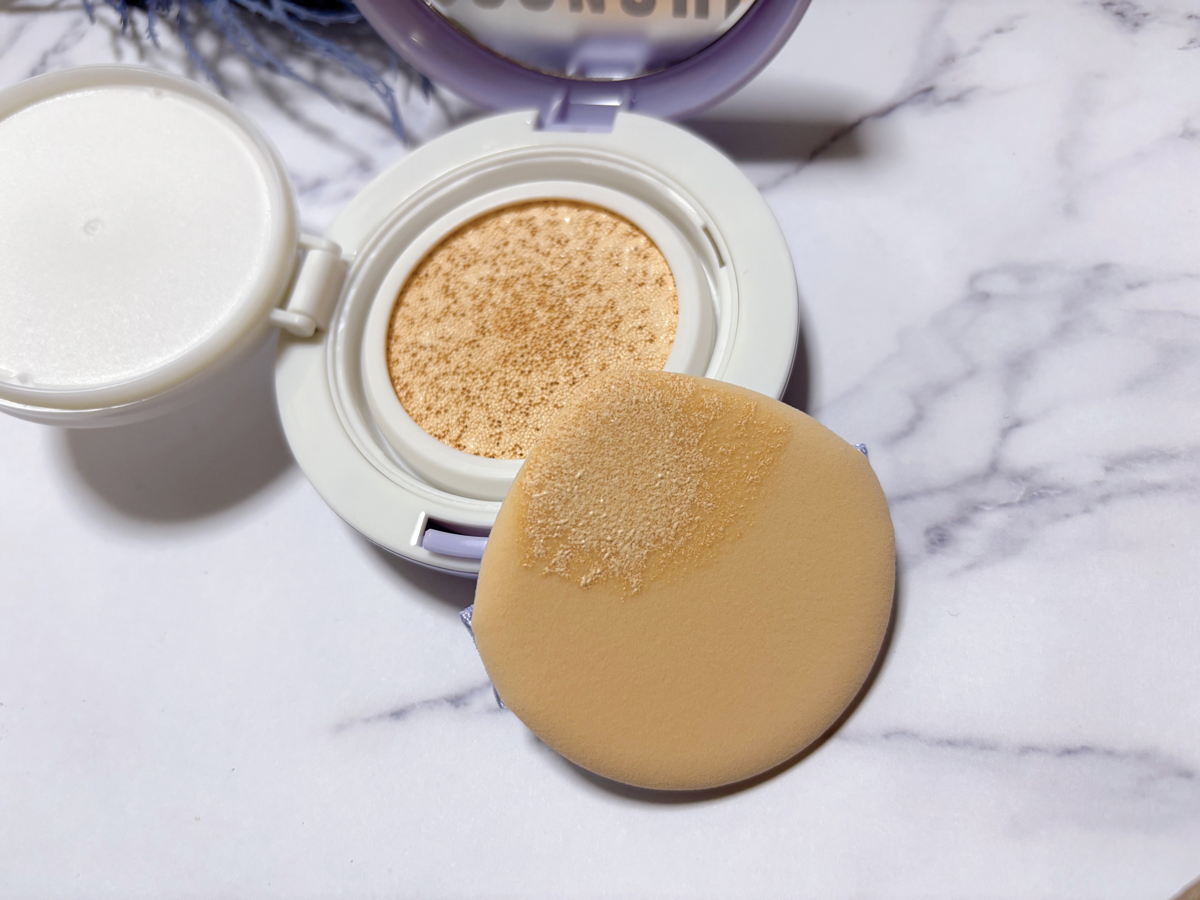 パンテノールバリアクッション/COSNORI/クッションファンデーションを使ったクチコミ（3枚目）