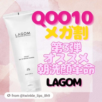 ラゴム ジェルトゥウォーター クレンザー(朝用洗顔)/LAGOM /その他洗顔料を使ったクチコミ(1枚目)