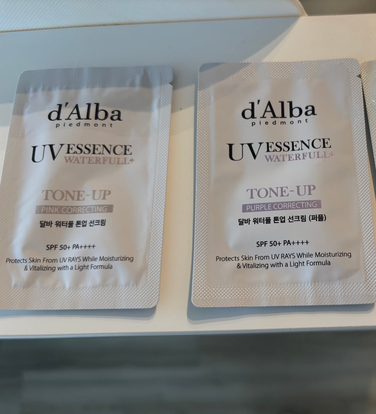 ダルバ ウォータフル トーンアップ サンクリーム(パープル)/ダルバ/日焼け止めクリームを使ったクチコミ(1枚目)