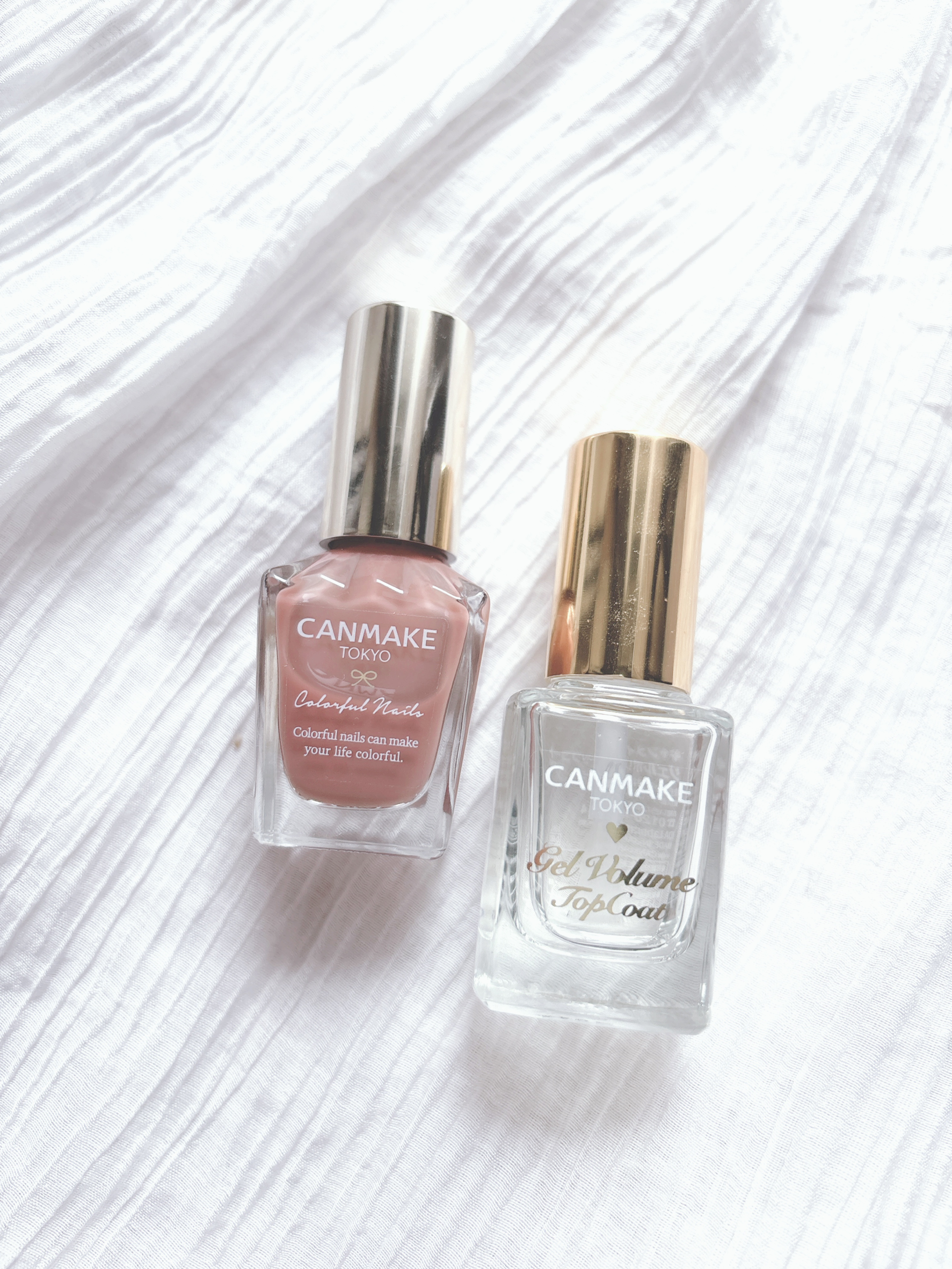 カラフルネイルズ N70 ローズミルクティー/キャンメイク/マニキュアを使ったクチコミ（1枚目）