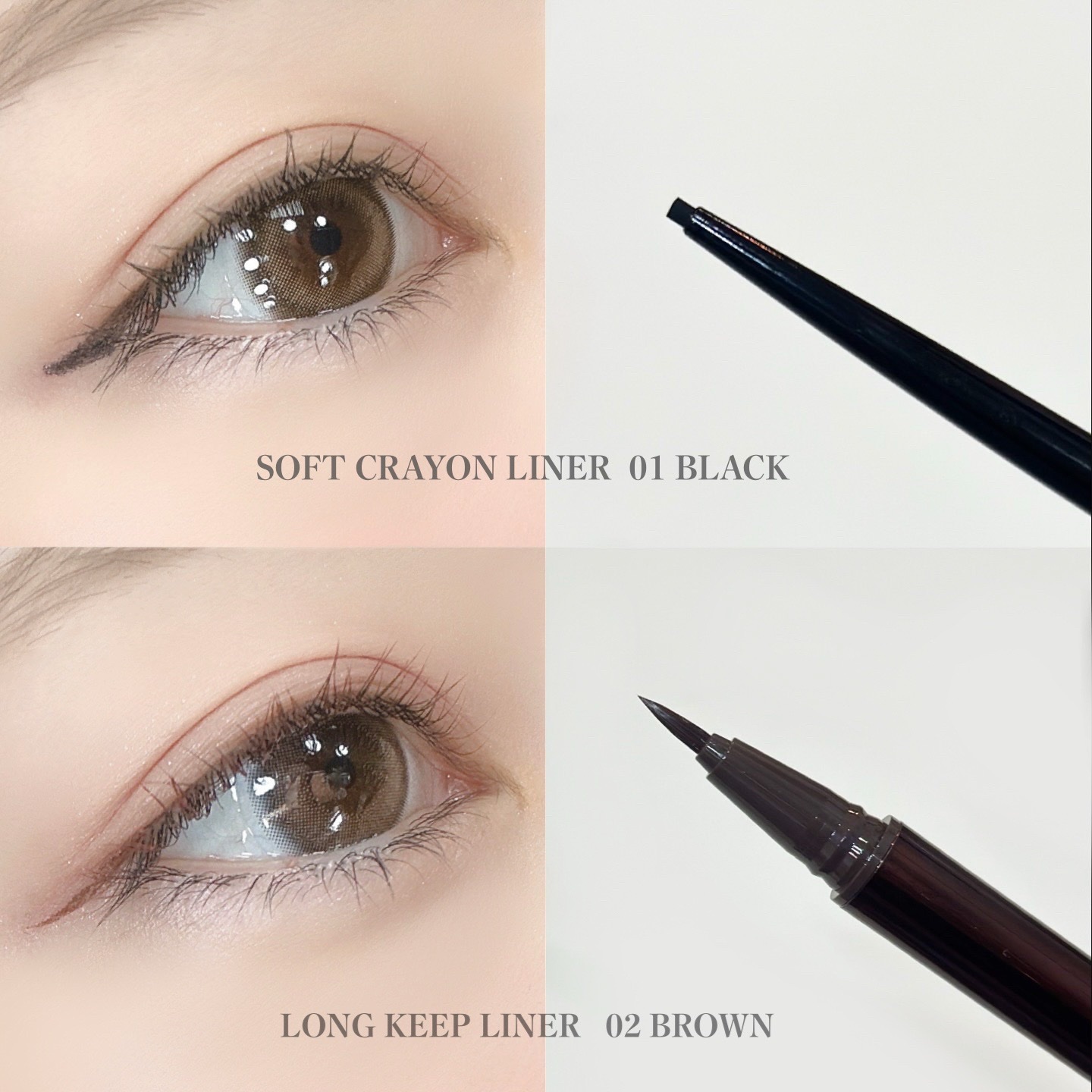 リリミュウ ロングキープライナー/Ririmew/リキッドアイライナーを使ったクチコミ（3枚目）