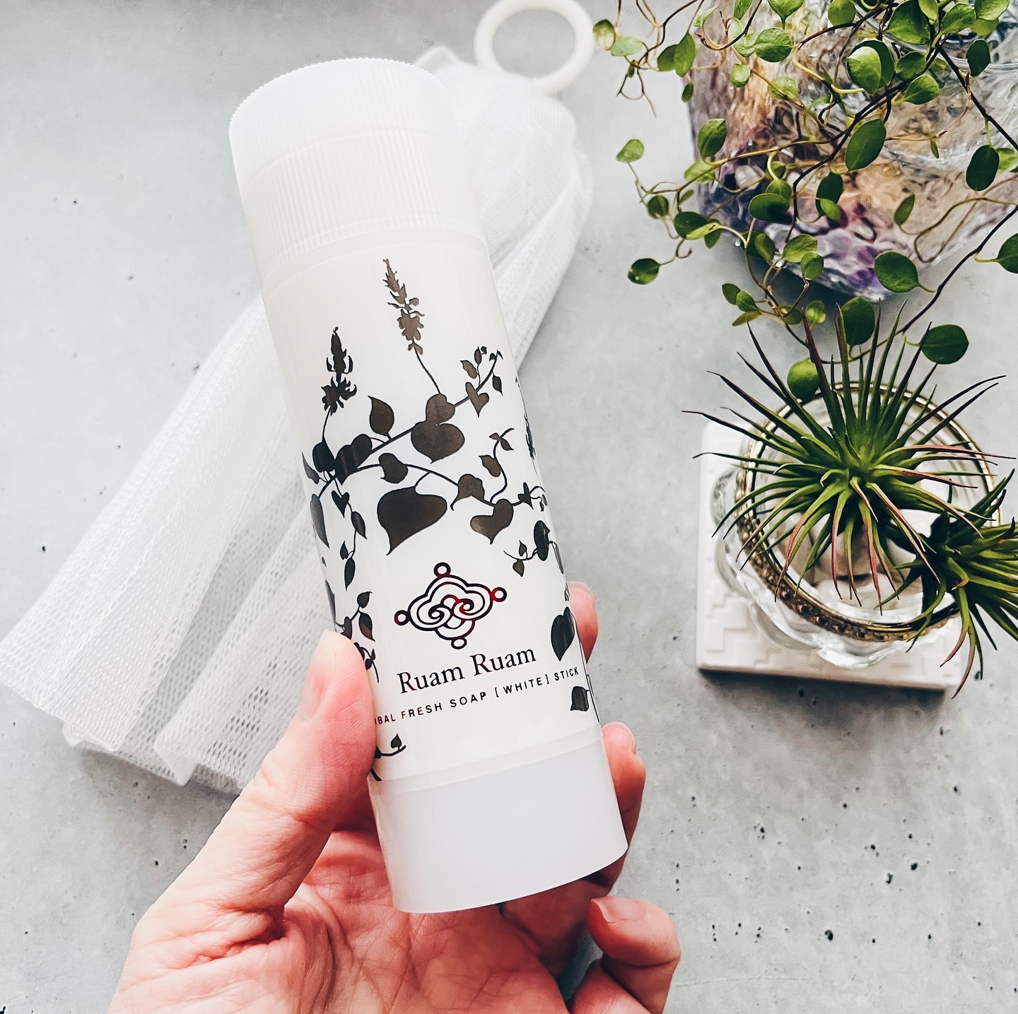 生せっけん スティック [ホワイト] オリジナル/Ruam Ruam/洗顔石鹸を使ったクチコミ（1枚目）