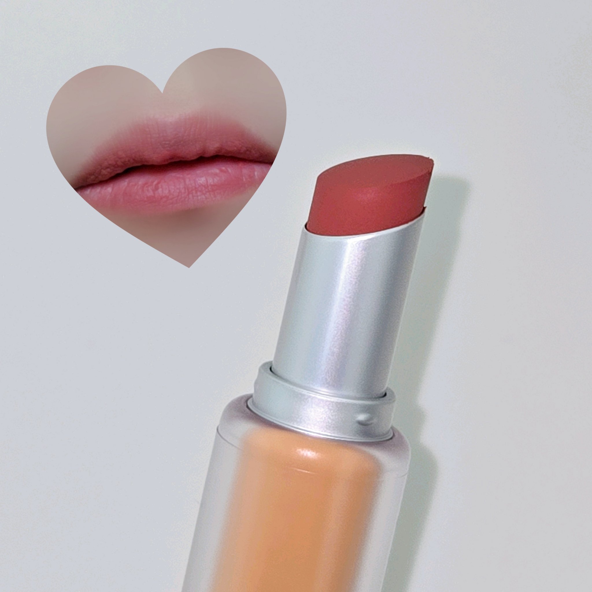 バルキーマットリップスティック 406 ニューパッション/Laka/口紅を使ったクチコミ（1枚目）