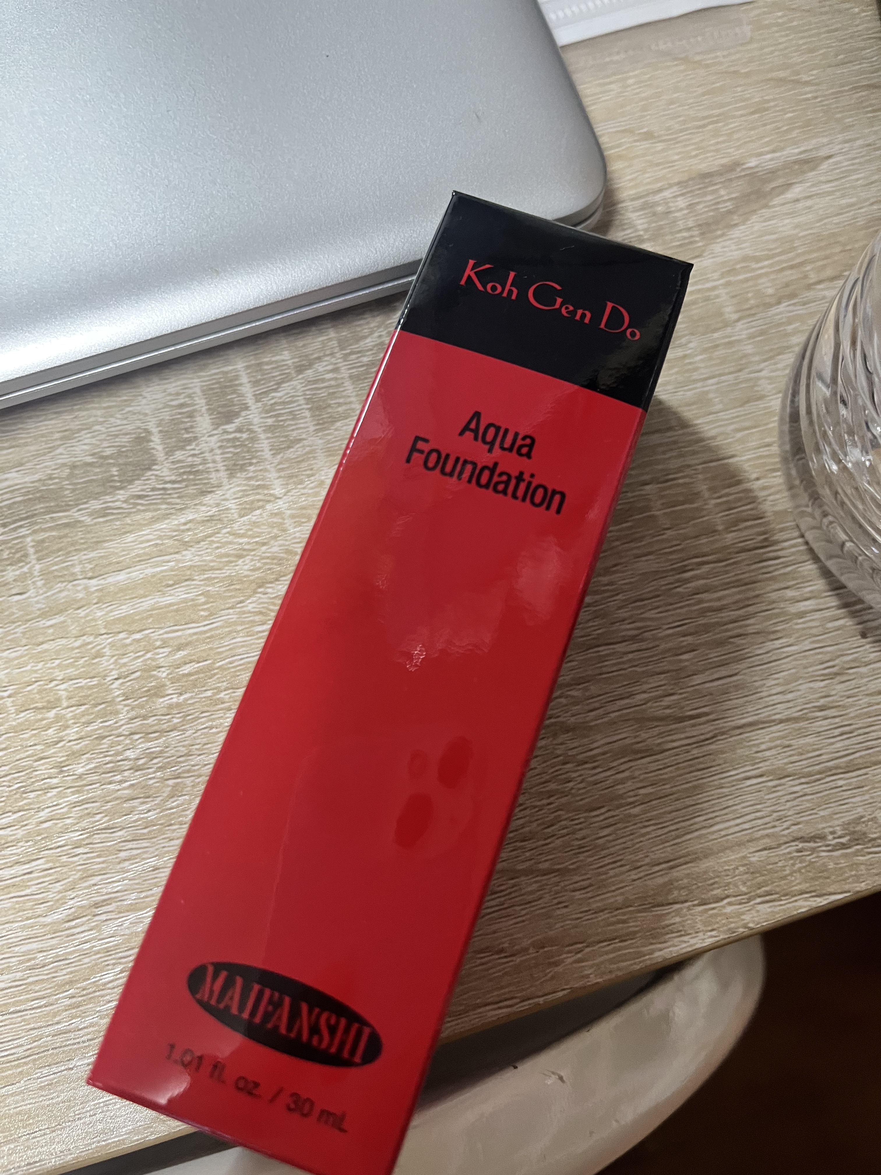 マイファンスィー アクアファンデーション 013(標準色) ピンクオークル/Koh Gen Do/リキッドファンデーションを使ったクチコミ（1枚目）