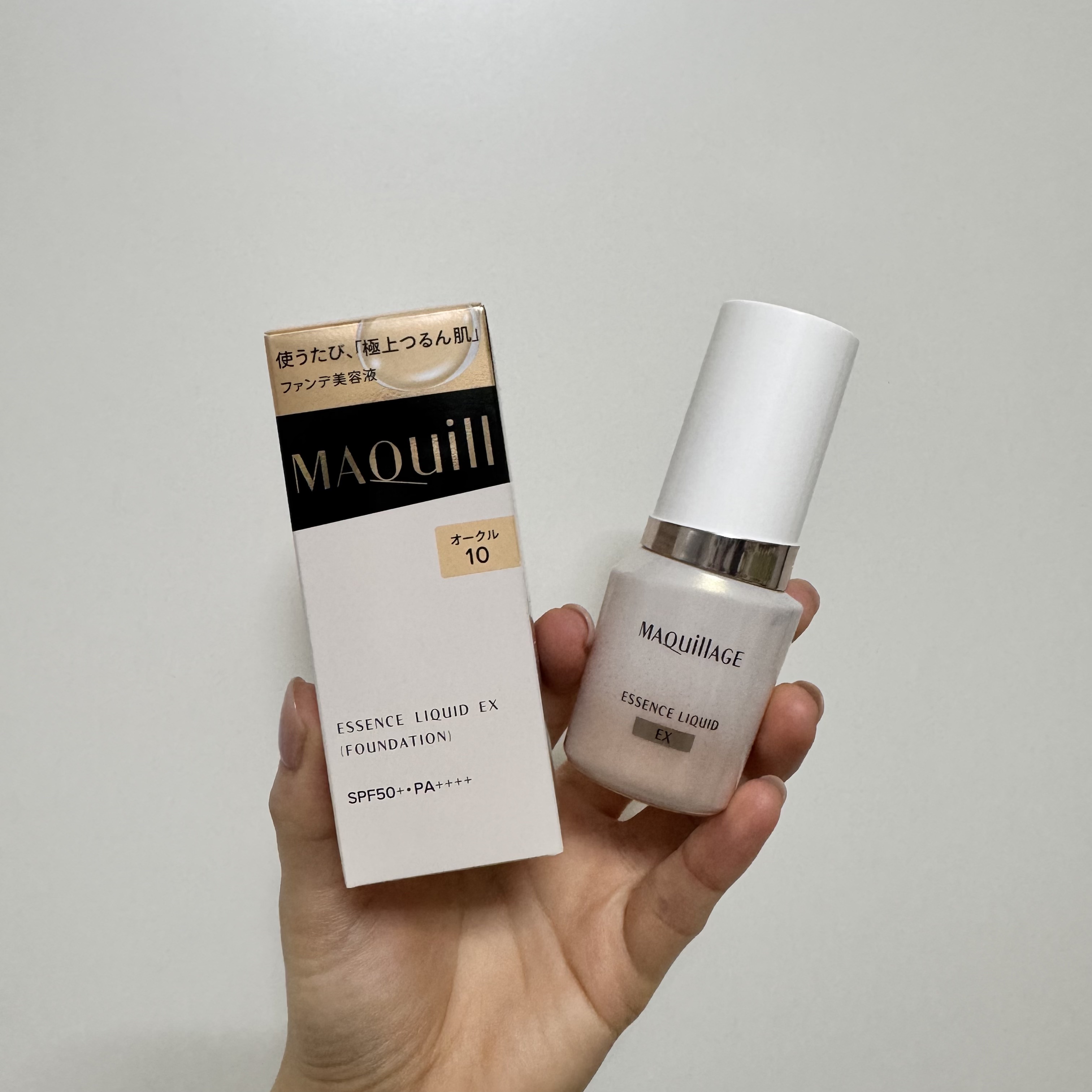 ドラマティックエッセンスリキッド/マキアージュ/リキッドファンデーションを使ったクチコミ（1枚目）