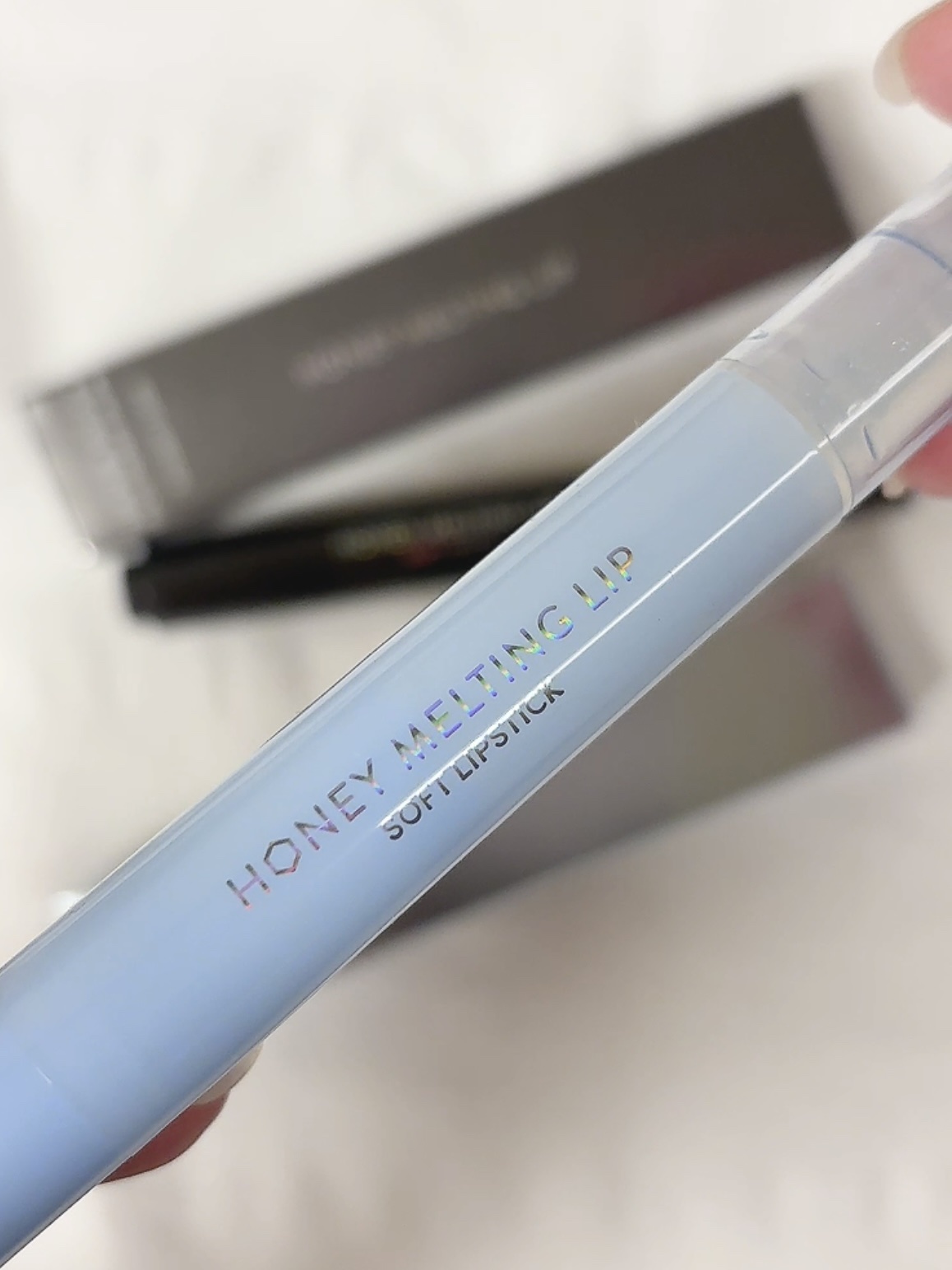 ハニーメルティングリップ15クリスタルスパークル/ネイチャーリパブリック/口紅を使ったクチコミ（2枚目）