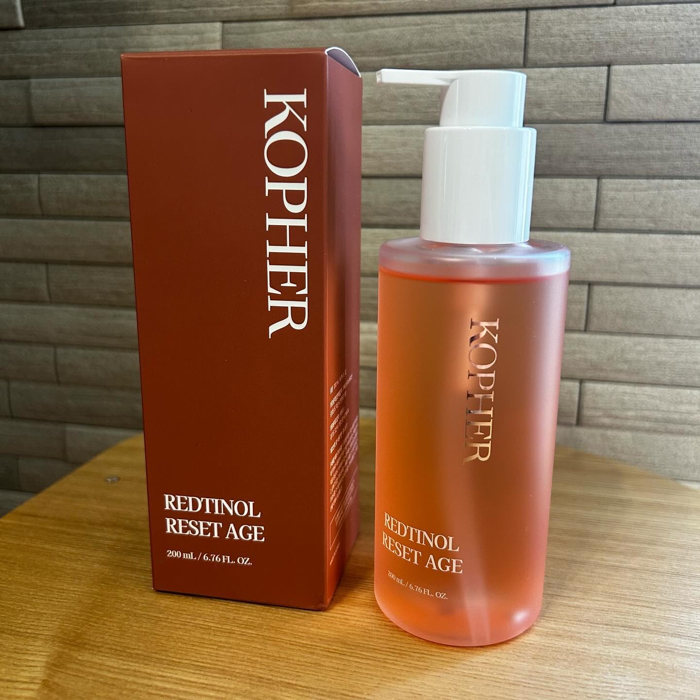 レッドチノールリセットエージ/KOPHER/オイルクレンジングを使ったクチコミ（1枚目）