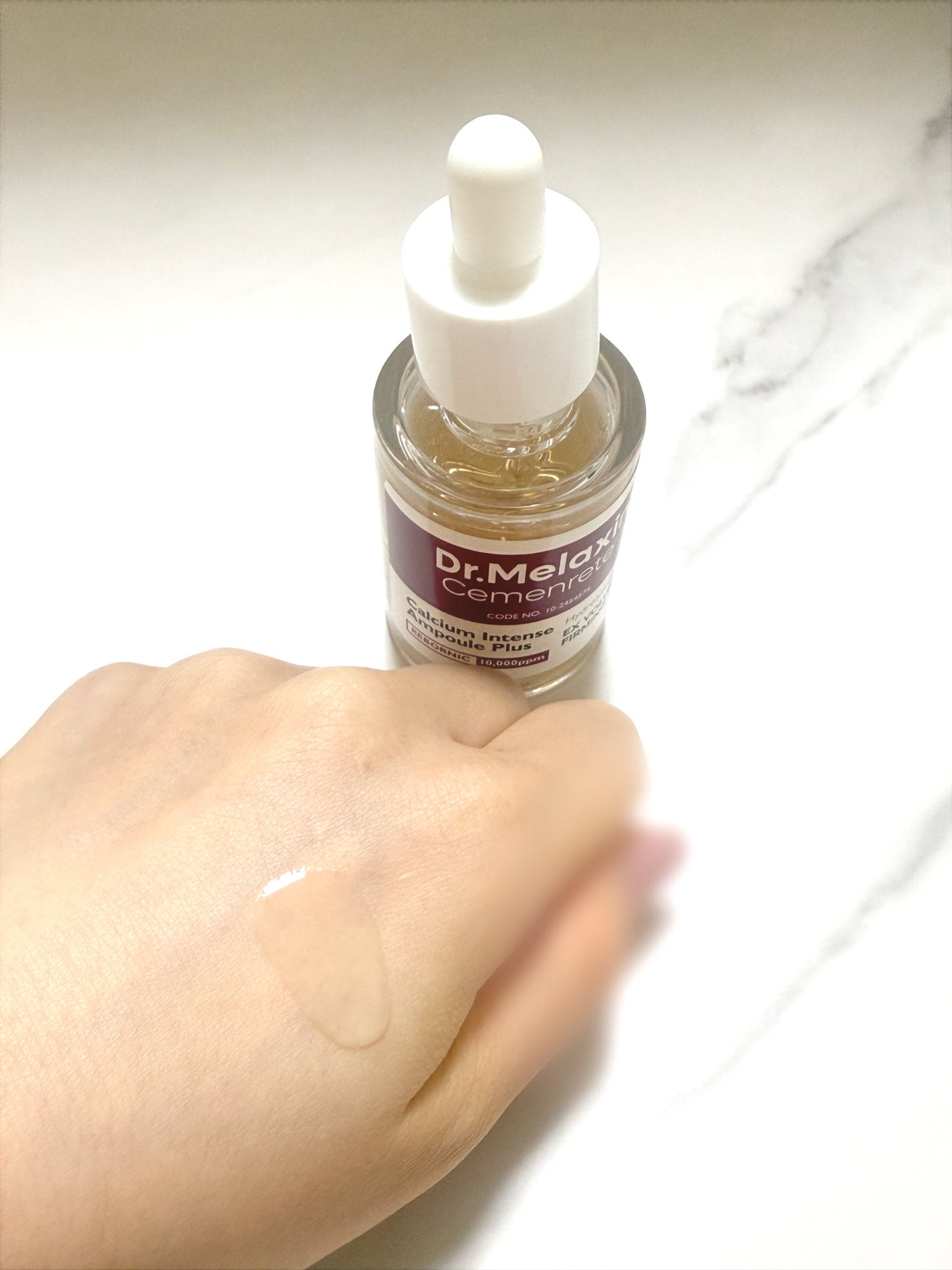 セメンリトカルシウムアンプル+セメンリトカルシウムクリーム/Dr.Melaxin/スキンケアキットを使ったクチコミ(3枚目)