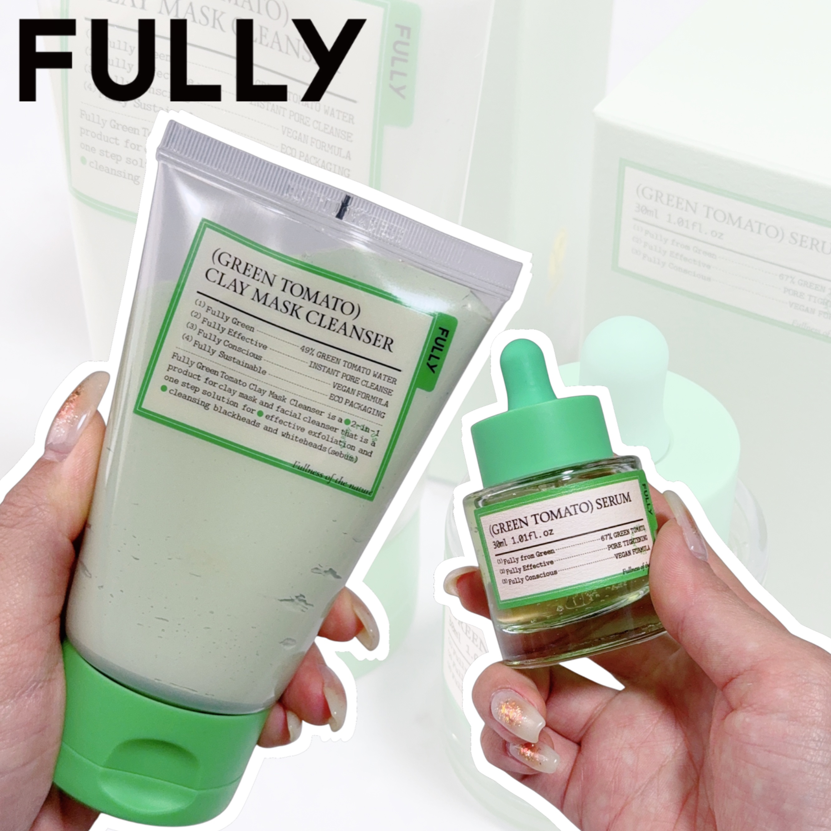 グリーントマトクレイマスククレンザー/FULLY/洗い流すパック・マスクを使ったクチコミ（1枚目）