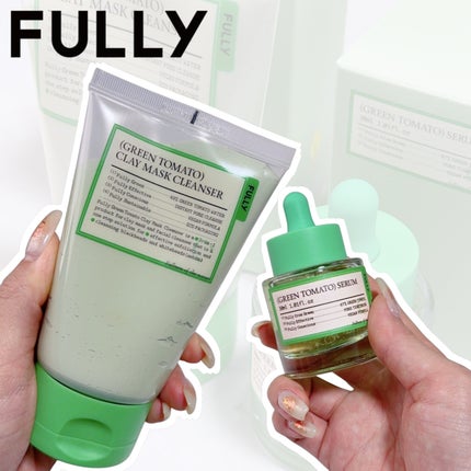 グリーントマトクレイマスククレンザー/FULLY/洗い流すパック・マスクを使ったクチコミ(1枚目)