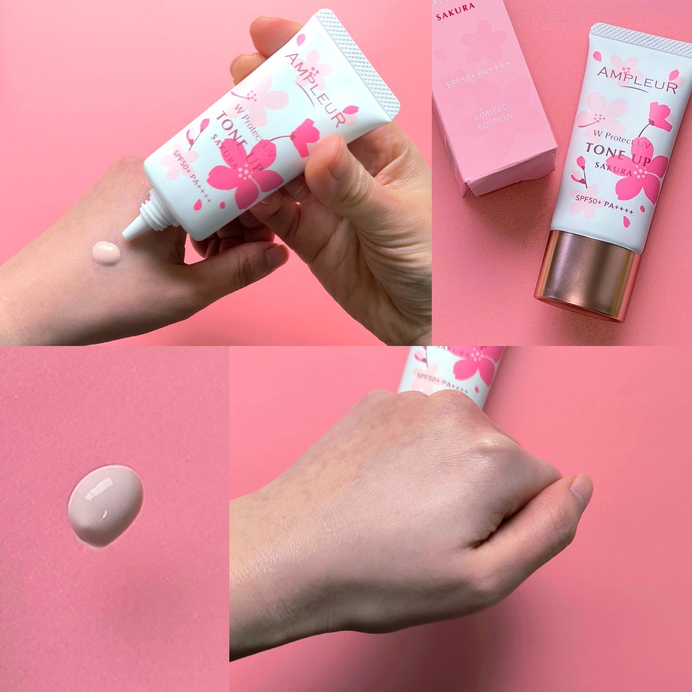 アンプルール WプロテクトUV トーンアップP/アンプルール/日焼け止めローションを使ったクチコミ(2枚目)