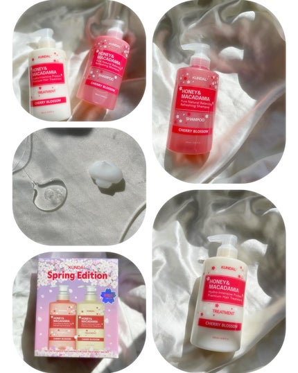 プレミアムヘアケア スペシャルセット スプリングエディション シャンプー&トリートメント/KUNDAL/市販シャンプーを使ったクチコミ(2枚目)