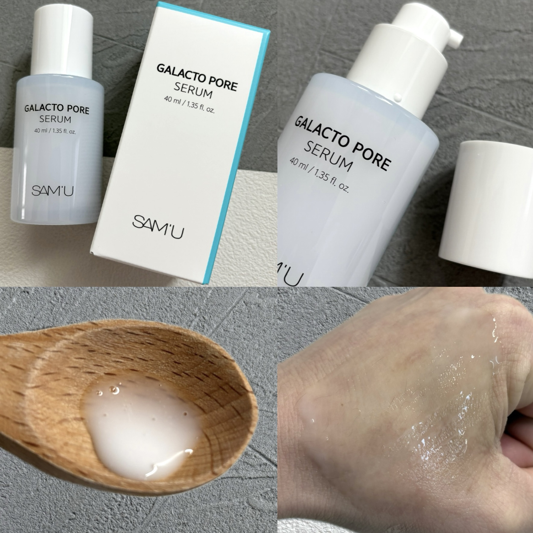 サミュ ガラクトポア セラム/SAM'U/美容液を使ったクチコミ（3枚目）