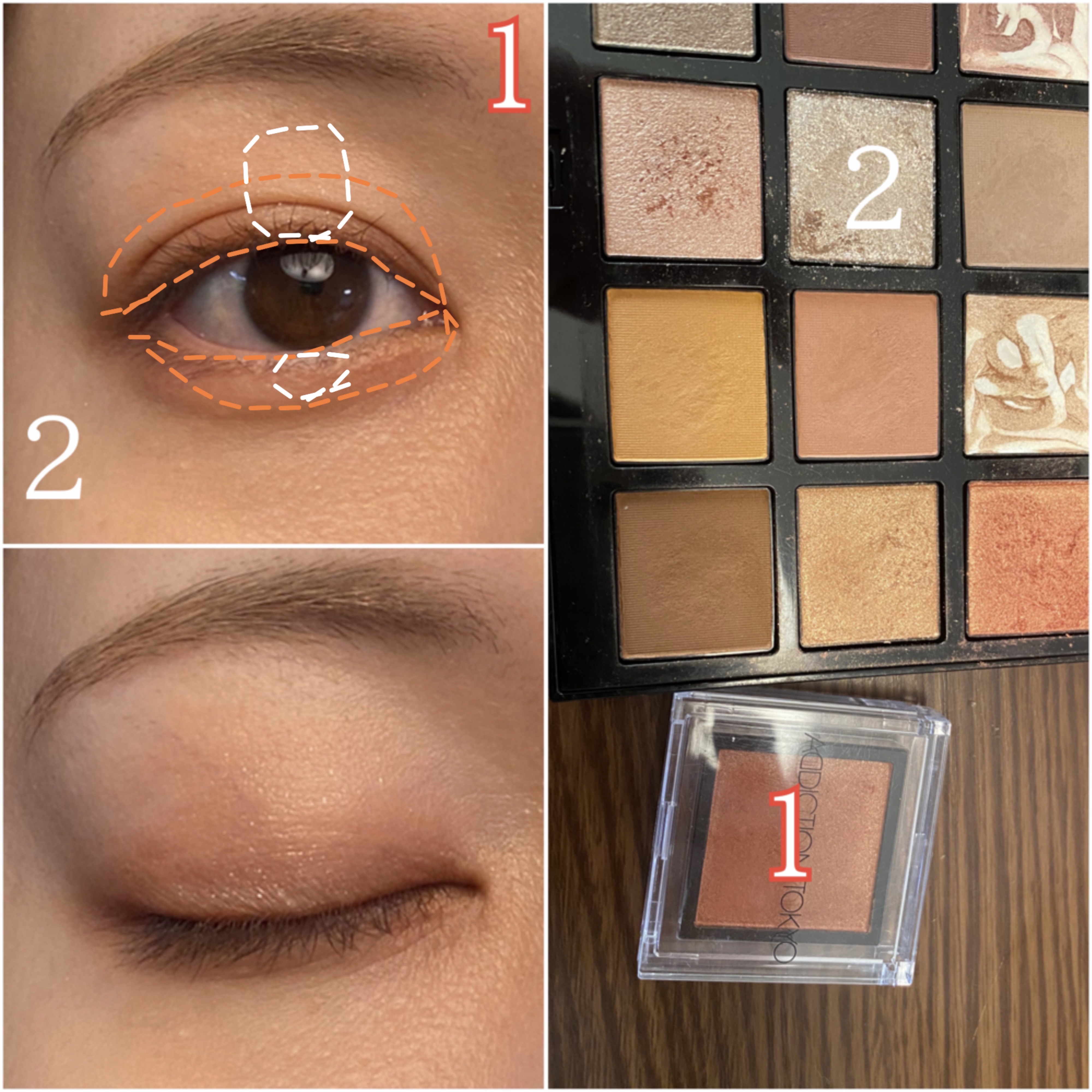 アディクション 15th アニバーサリー アイシャドウパレット “ロック ザ ベスト モーメンツ”/ADDICTION/パウダーアイシャドウを使ったクチコミ（3枚目）