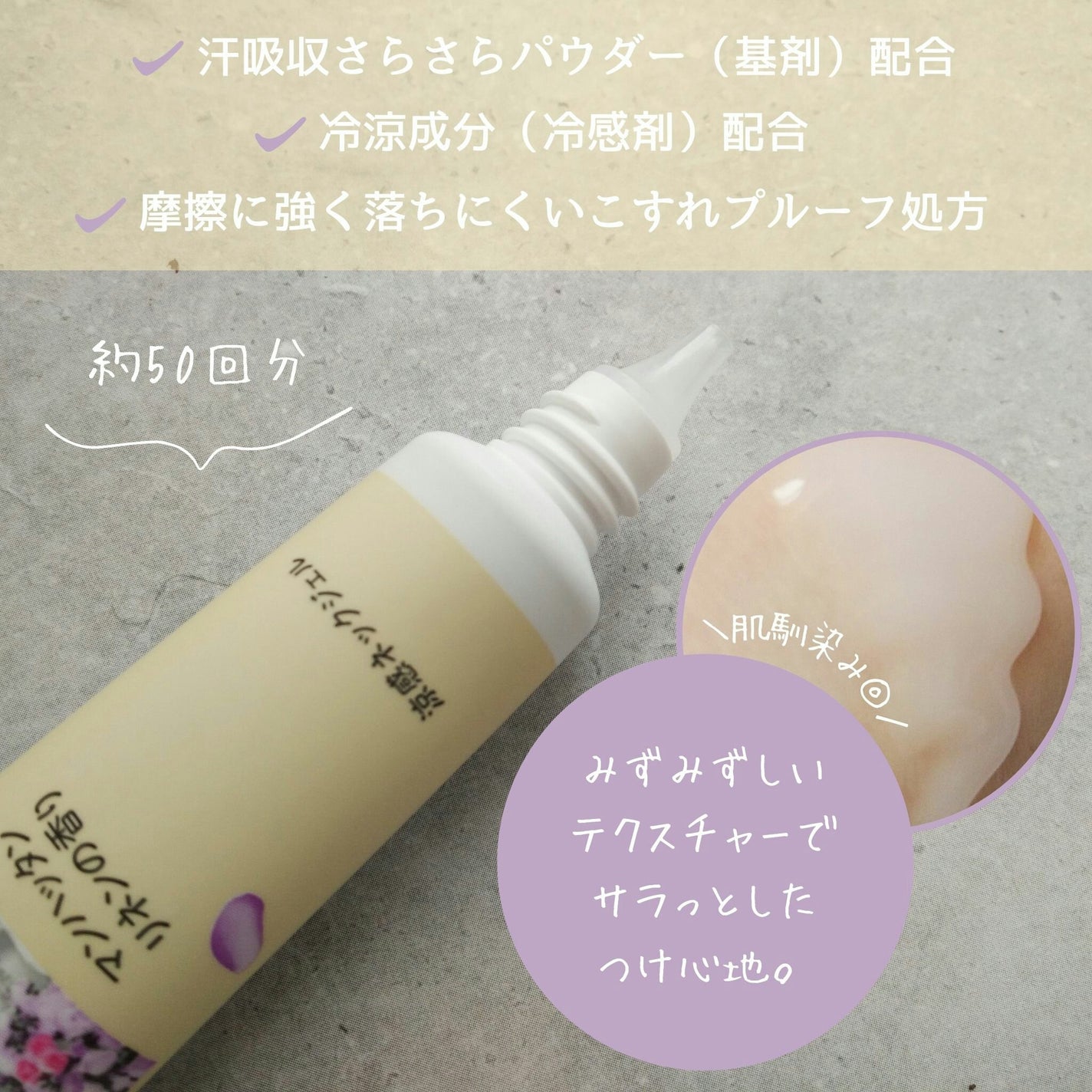 8x4 アロマスイッチ 涼感ネックジェル パリスブーケの香り/8x4/デオドラント・制汗剤を使ったクチコミ(2枚目)