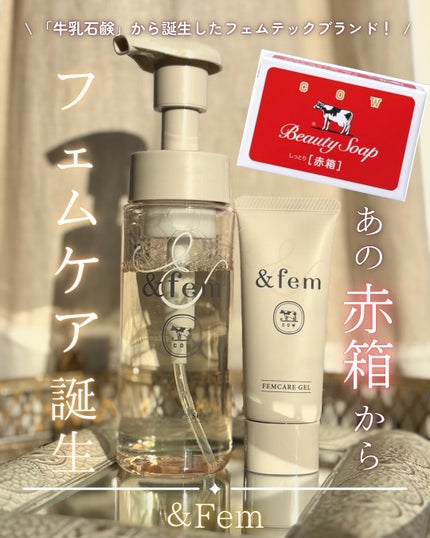 アンドフェム フェムケア泡ソープ/&fem/デリケートゾーンケアを使ったクチコミ(1枚目)