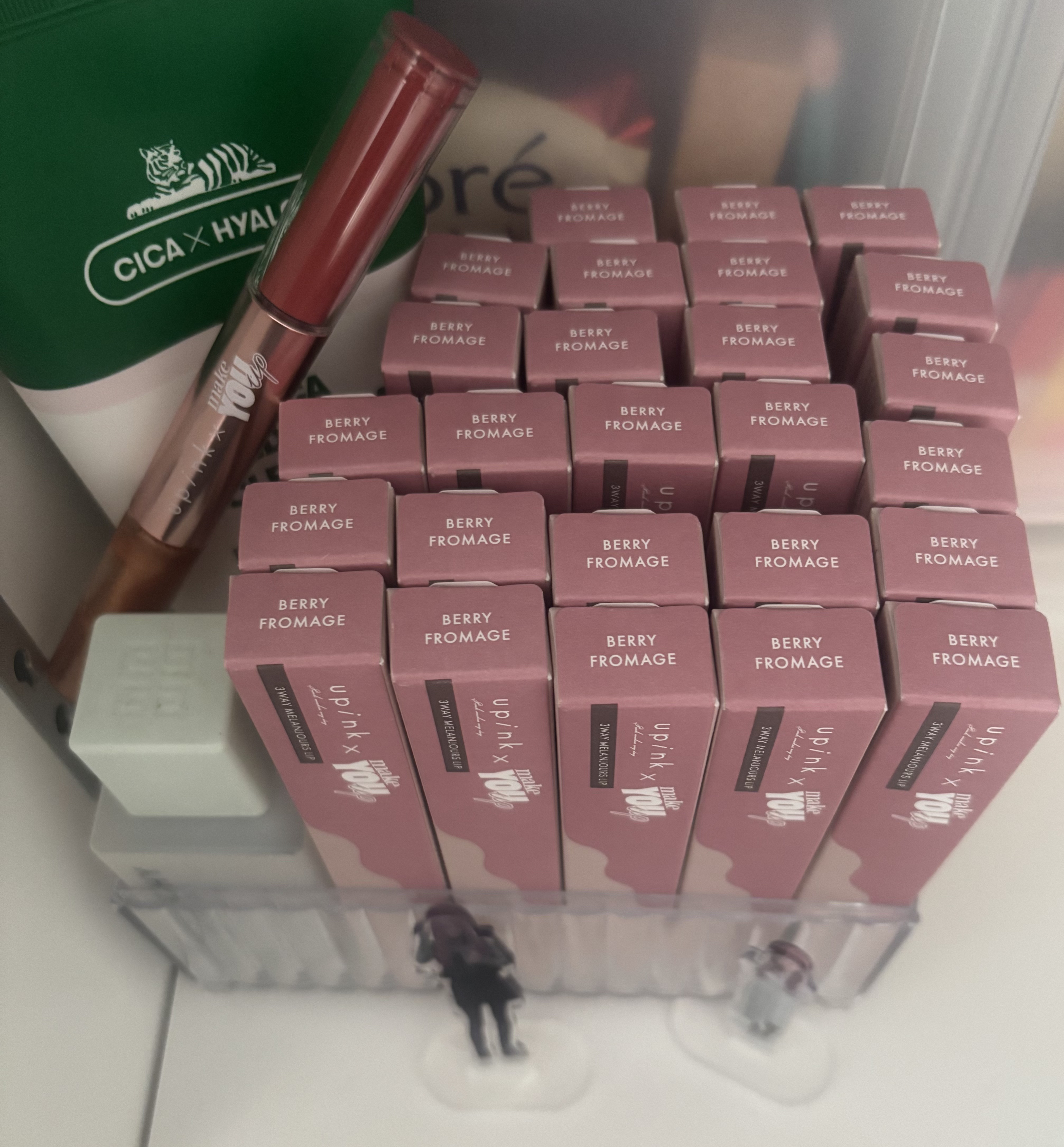 upink × make YOU up 3way メランジュールリップ/upink/口紅を使ったクチコミ（2枚目）