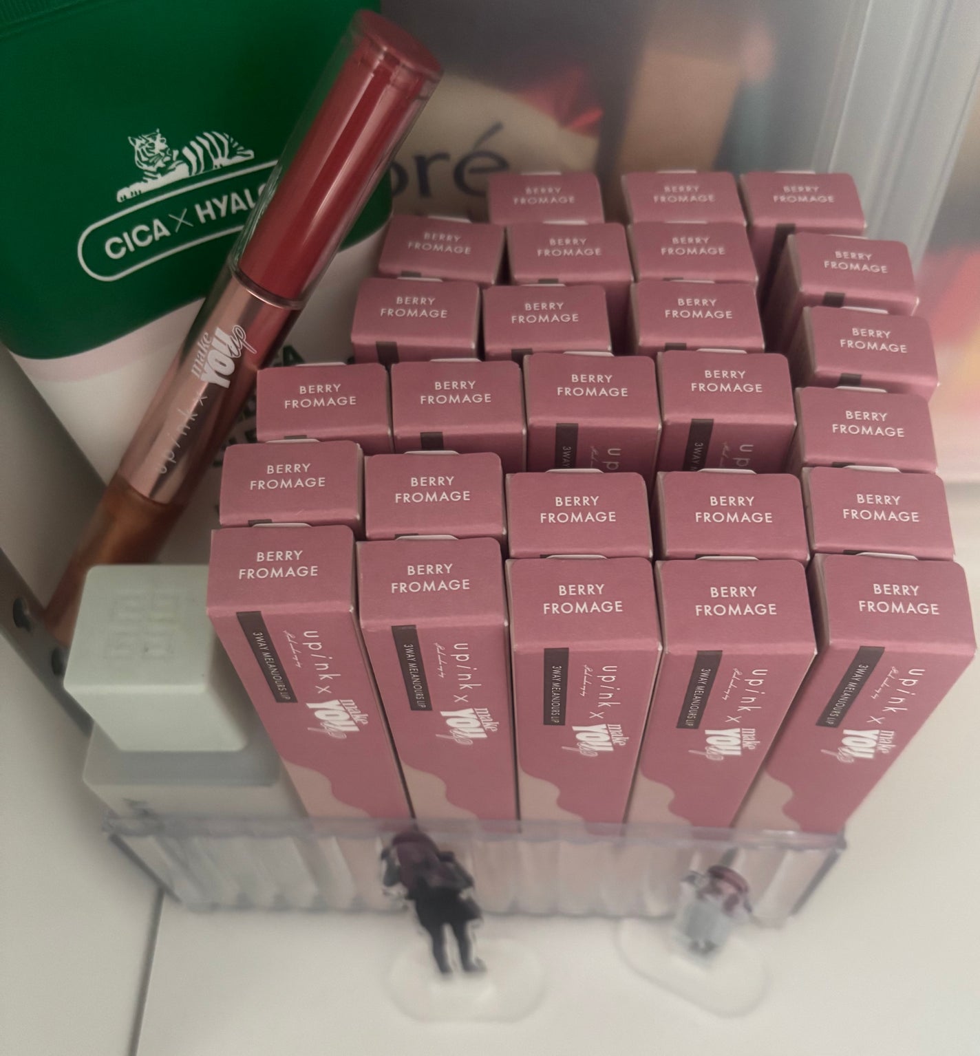 upink × make YOU up 3way メランジュールリップ/upink/口紅を使ったクチコミ(2枚目)