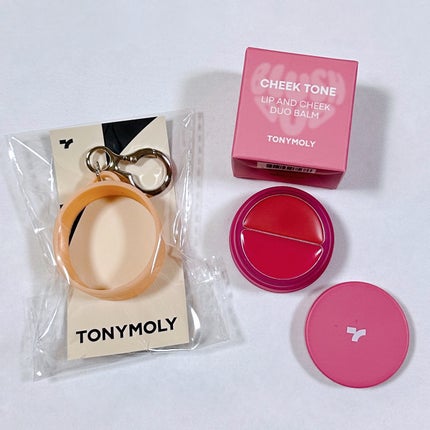チークトーン リップ&チーク デュオバーム/TONYMOLY/口紅を使ったクチコミ(1枚目)
