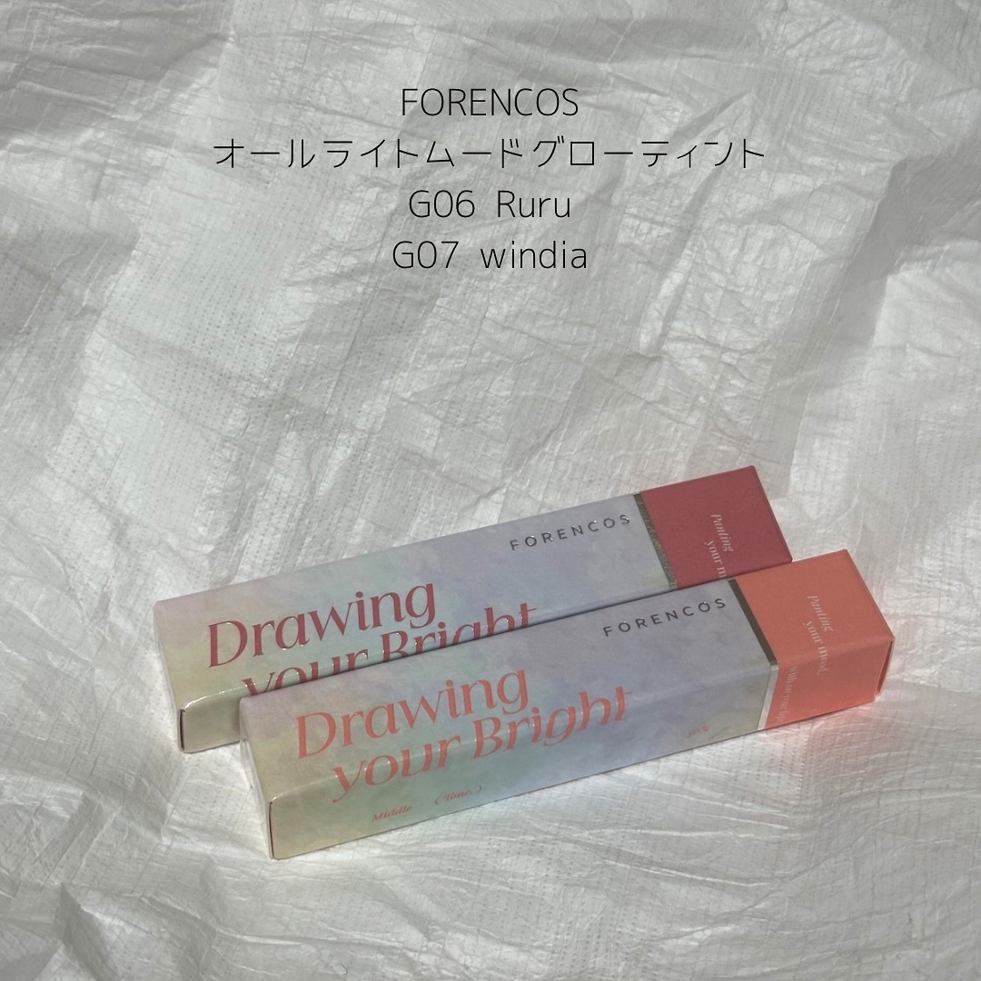 オールライトムードグローティント G06 Ruru/フォレンコス/リップティントを使ったクチコミ（2枚目）