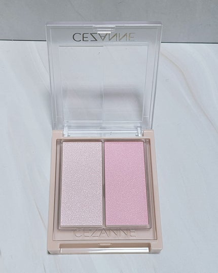 フェイスグロウカラー/CEZANNE/クリームハイライトを使ったクチコミ(3枚目)