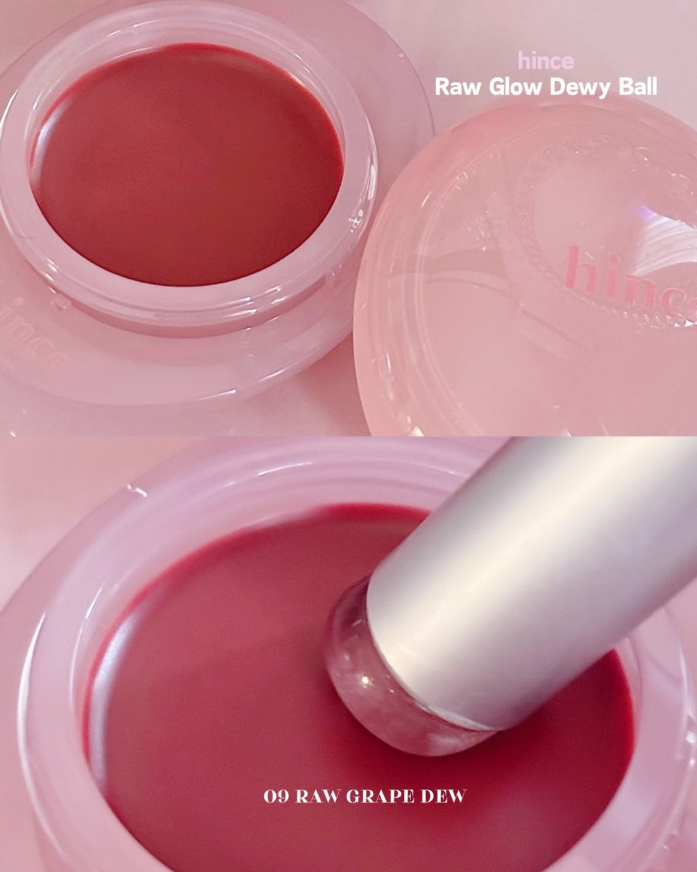 ロウグロウデューイーボール/hince/リップバームを使ったクチコミ(3枚目)