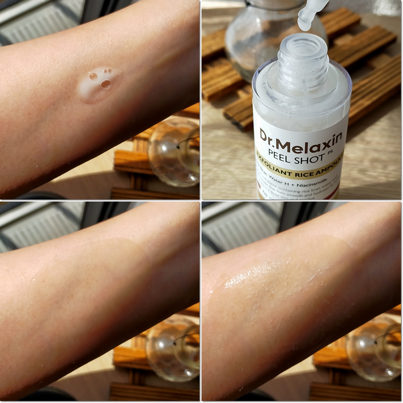 白米ピールショットゴマージュアンプル/Dr.Melaxin/美容液を使ったクチコミ（2枚目）