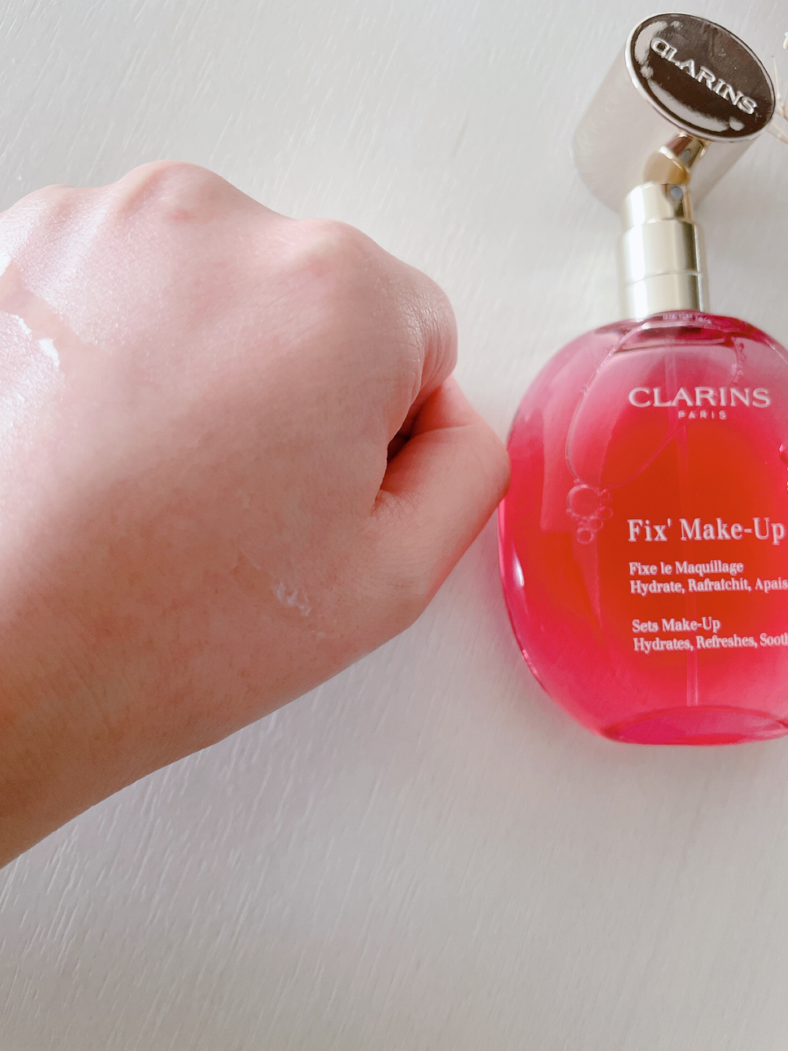 フィックス メイクアップ N/CLARINS/ミスト状化粧水を使ったクチコミ（2枚目）