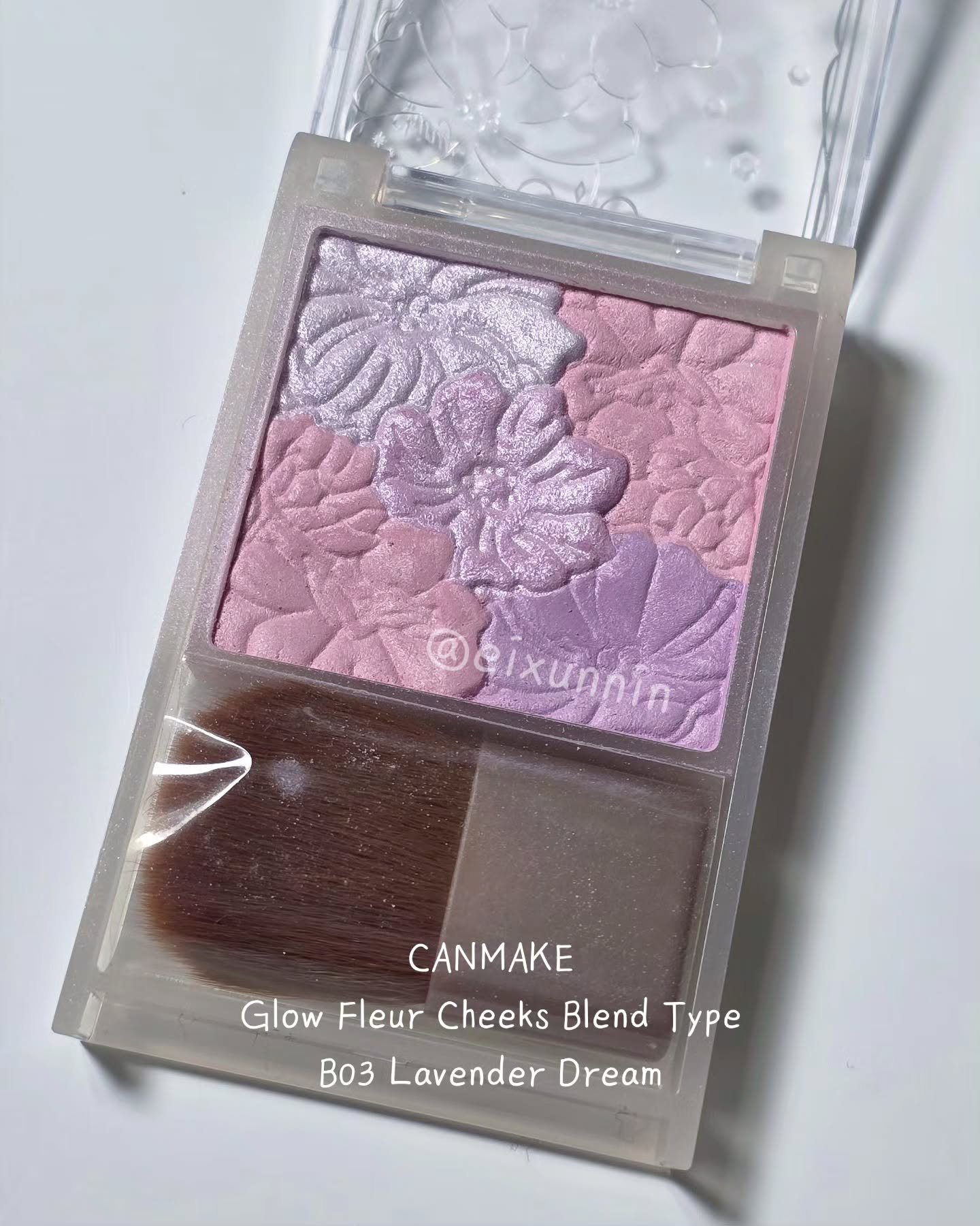 グロウフルールチークス（ブレンドタイプ）/キャンメイク/パウダーチークを使ったクチコミ（3枚目）