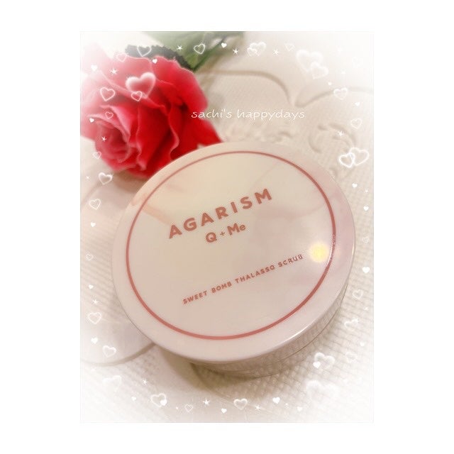 キューミースウィートボムタラソスクラブ ピオニーブーケの香り/AGARISM/ボディスクラブを使ったクチコミ(1枚目)