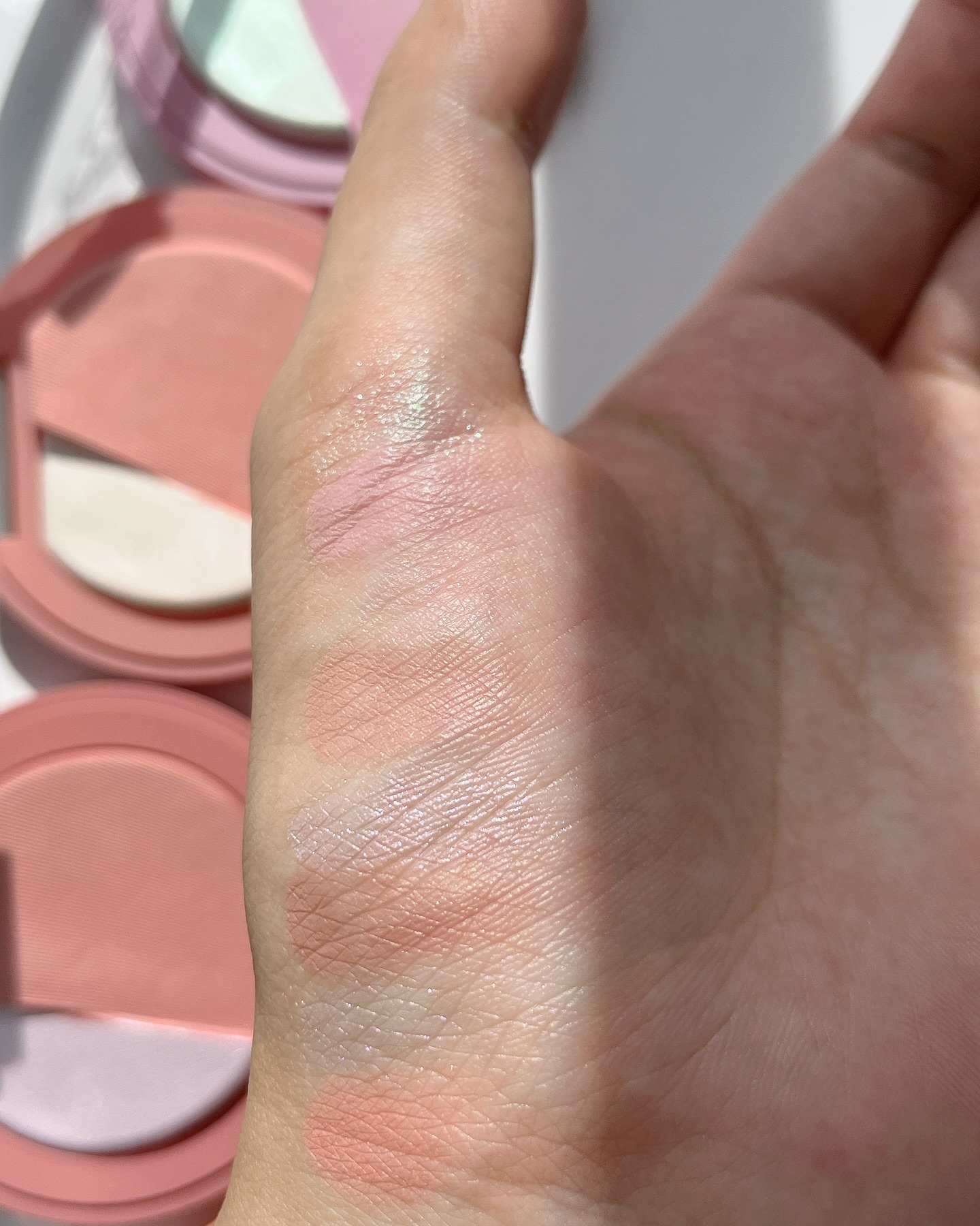 3CE ブラッシュライター/3CE/パウダーチークを使ったクチコミ（3枚目）