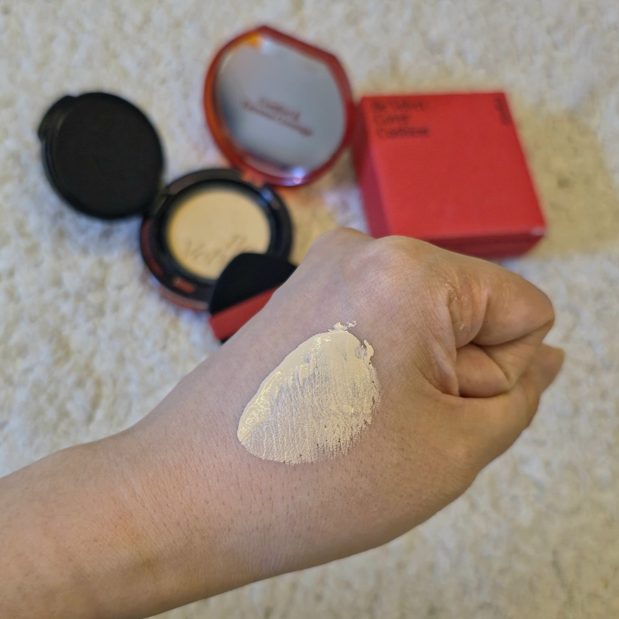 ビーベルベットカバークッション/espoir/クッションファンデーションを使ったクチコミ（2枚目）