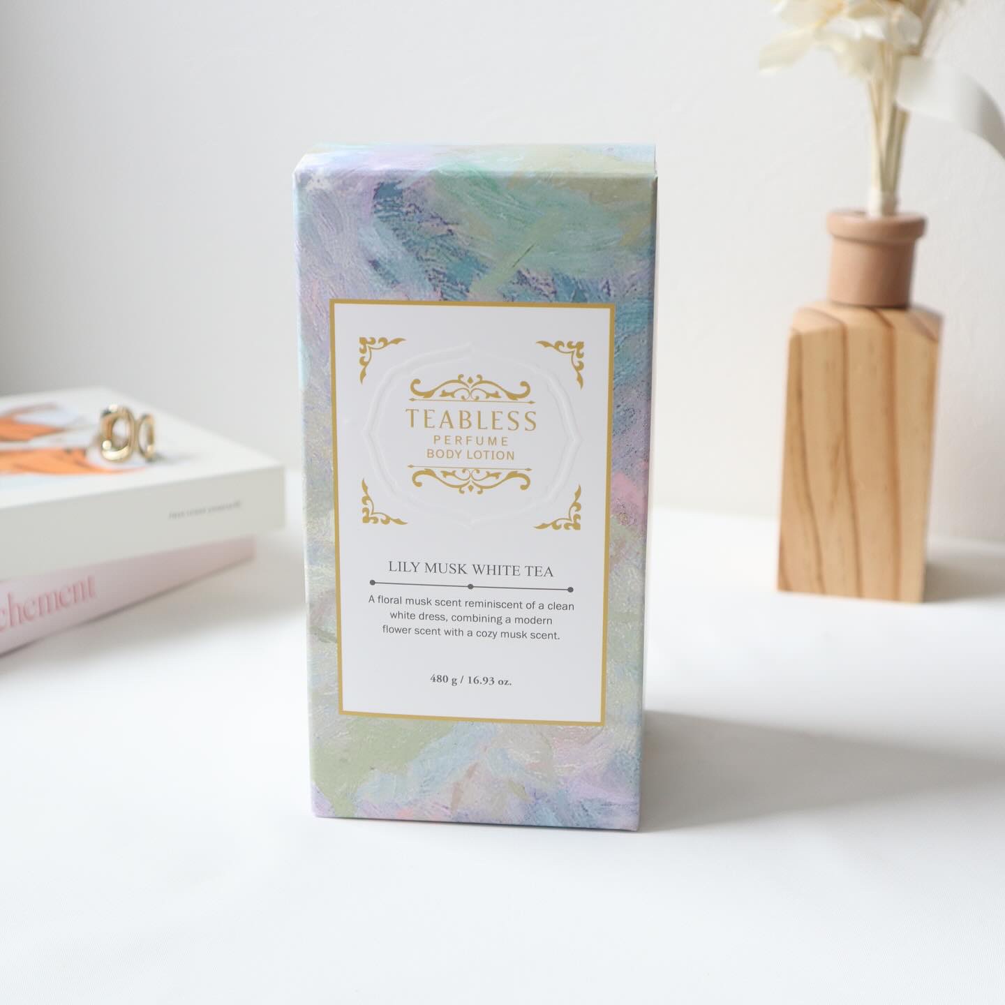 パフュームボディローション リリィムスクホワイトティー/TEABLESS/ボディローションを使ったクチコミ（3枚目）