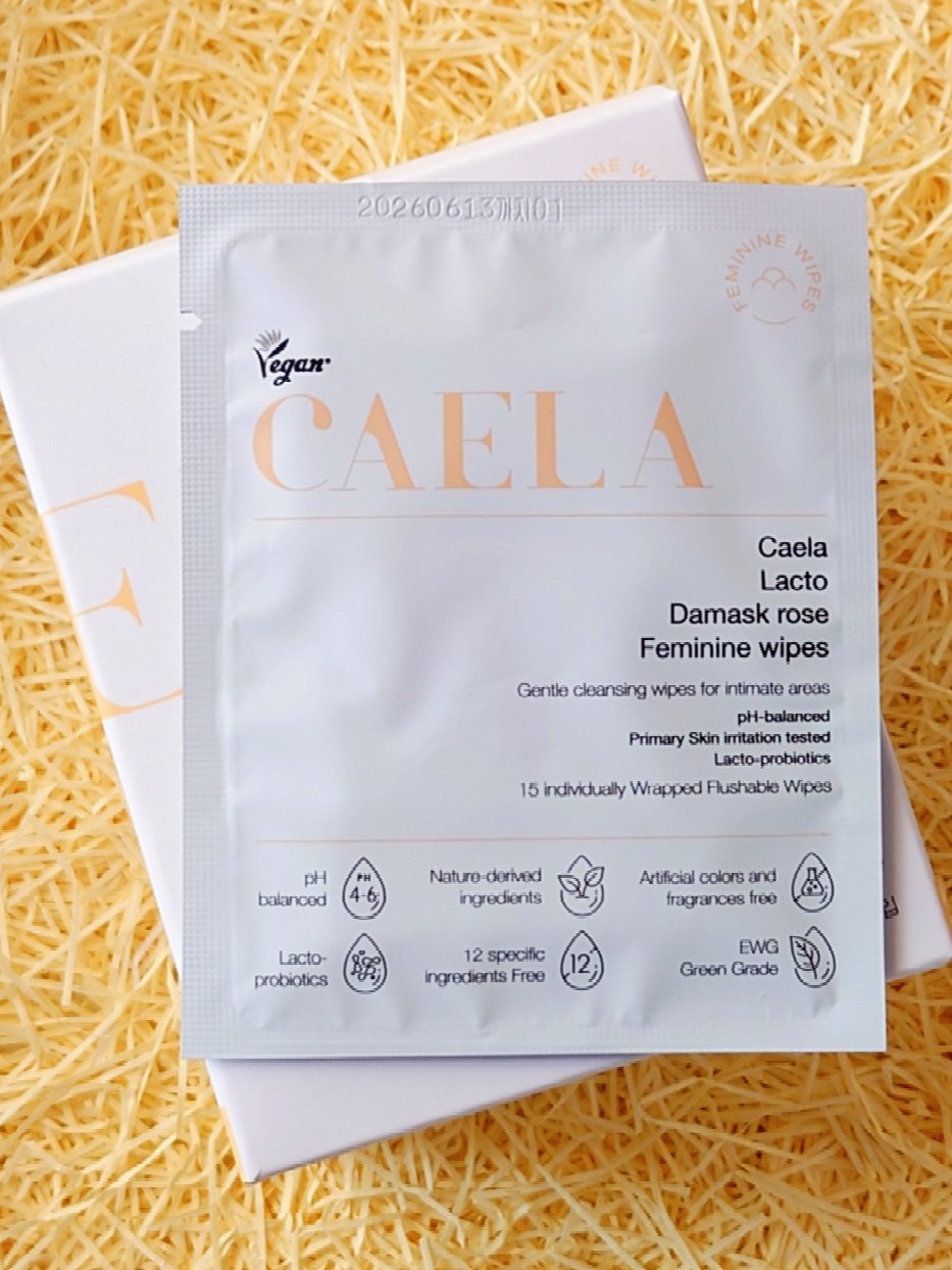 フェミニンウォッシュティッシュ/CAELA/ボディシートを使ったクチコミ（1枚目）