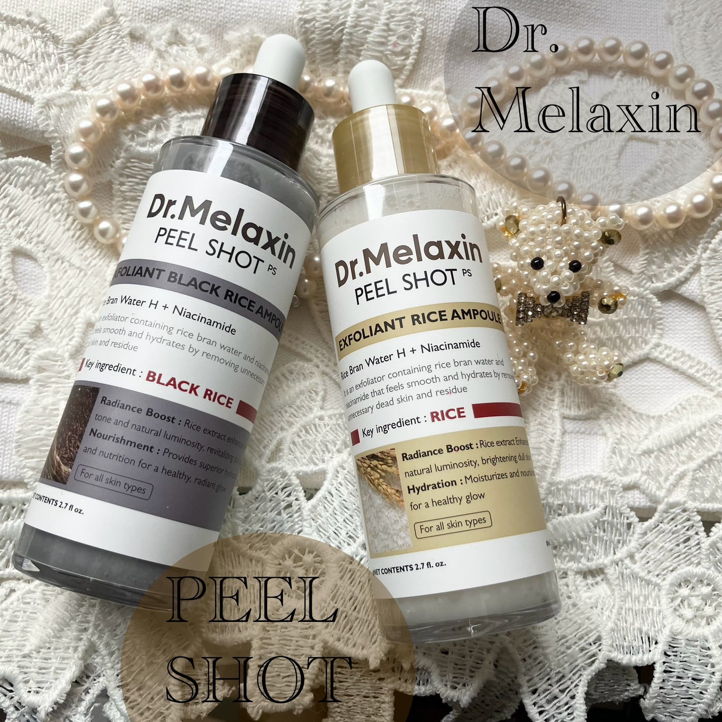 白米ピールショットゴマージュアンプル/Dr.Melaxin/美容液を使ったクチコミ(1枚目)