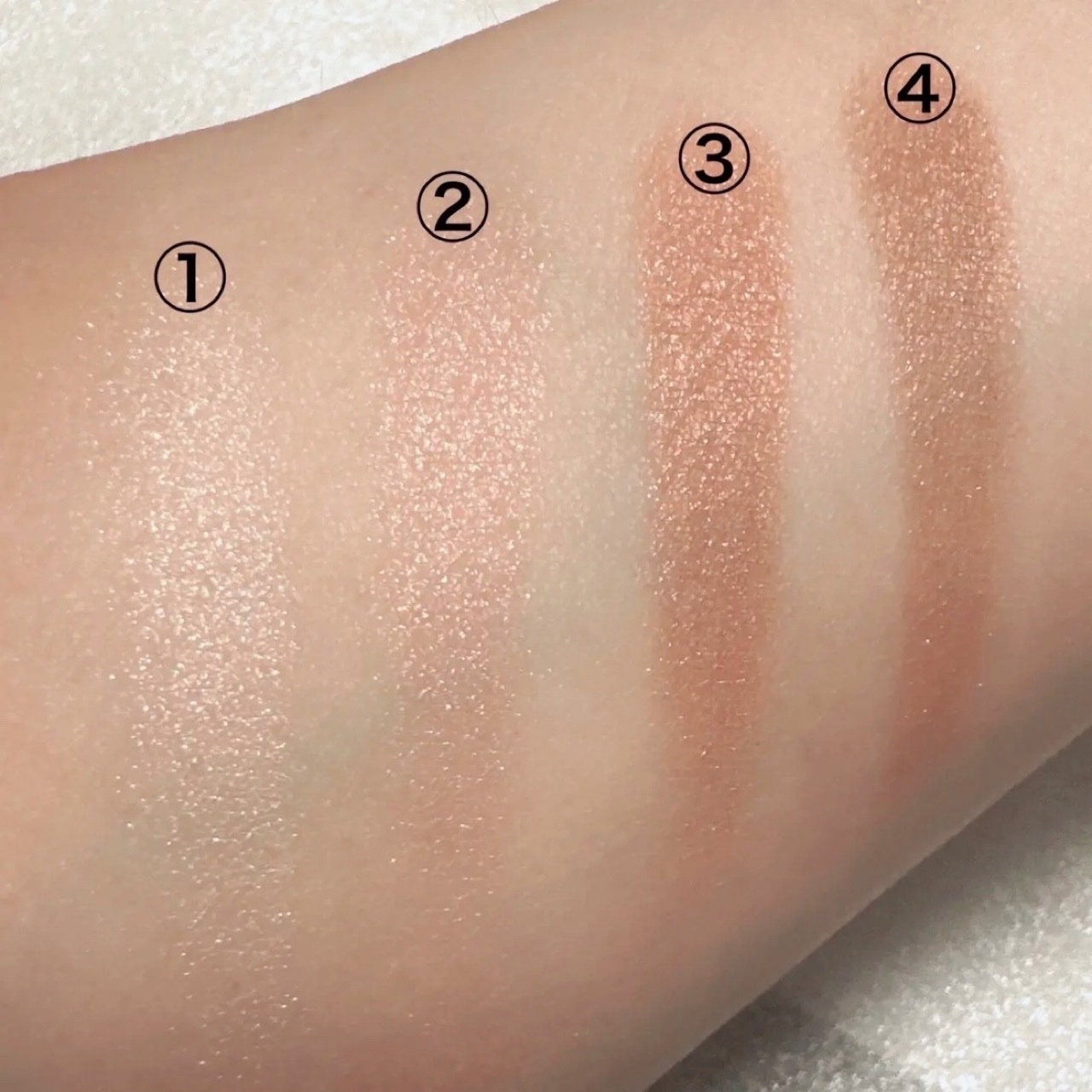 スキニーリッチシャドウ/excel/アイシャドウパレットを使ったクチコミ（3枚目）