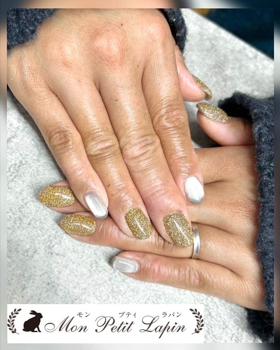ビビッドフラッシュパウダー/mon petit lapin/ネイル用品を使ったクチコミ（1枚目）