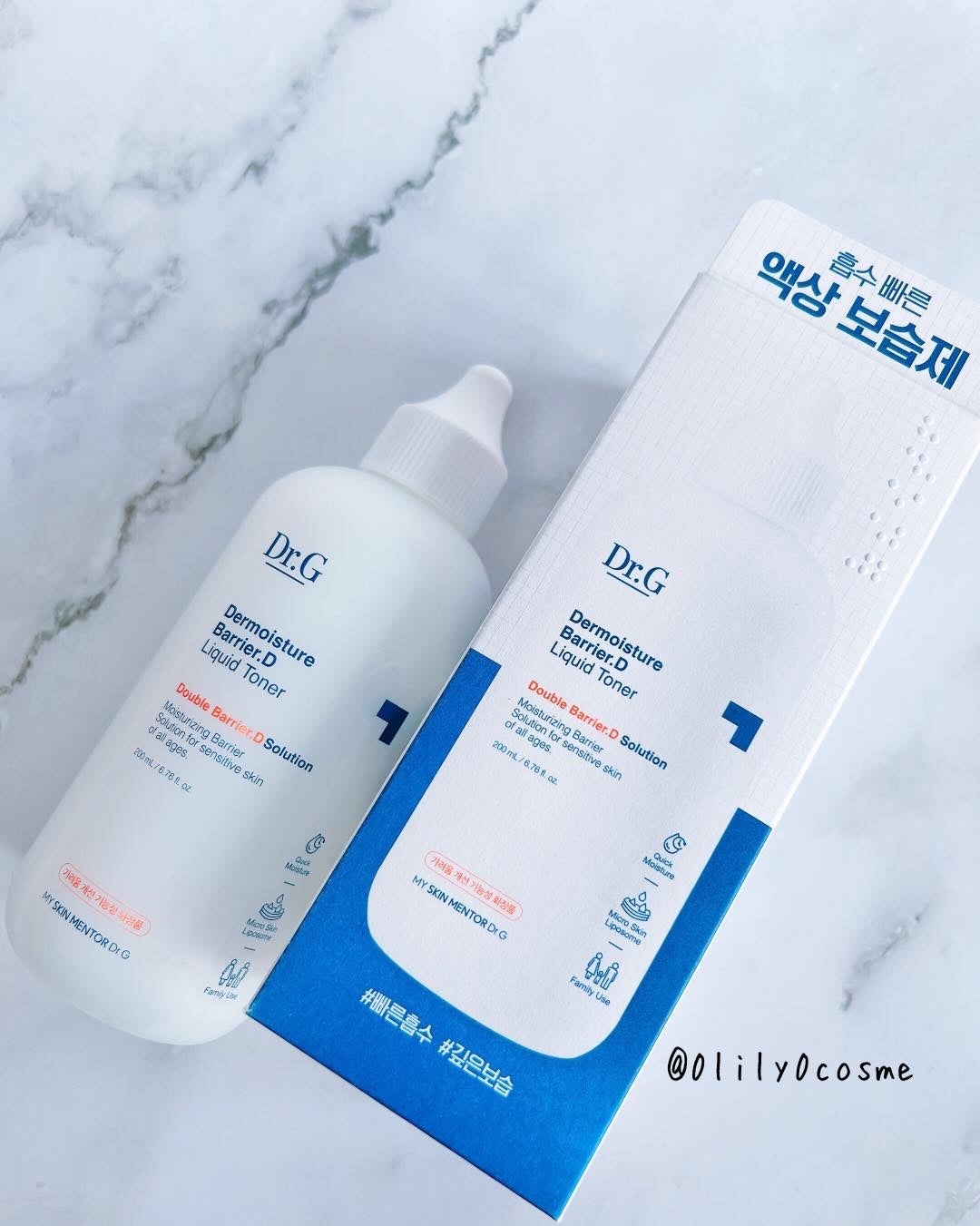 ザモイスチャーバリアDリキッドトナー/Dr.G/化粧水を使ったクチコミ(6枚目)