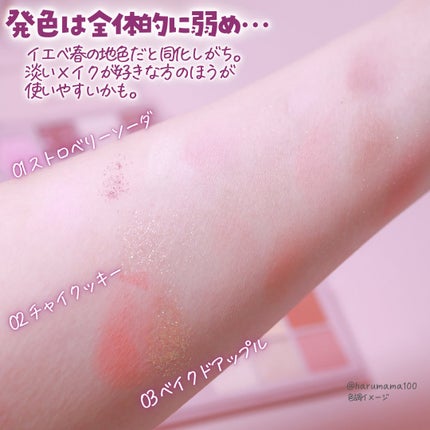 KM マルチパーパスパレット/DAISO/アイシャドウパレットを使ったクチコミ(4枚目)