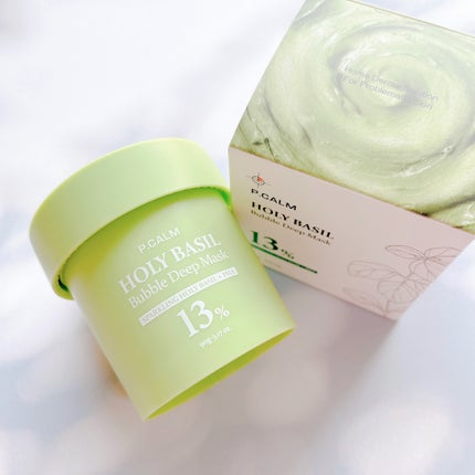 ホーリーバジル炭酸バブルパック/P.CALM/洗い流すパック・マスクを使ったクチコミ(2枚目)