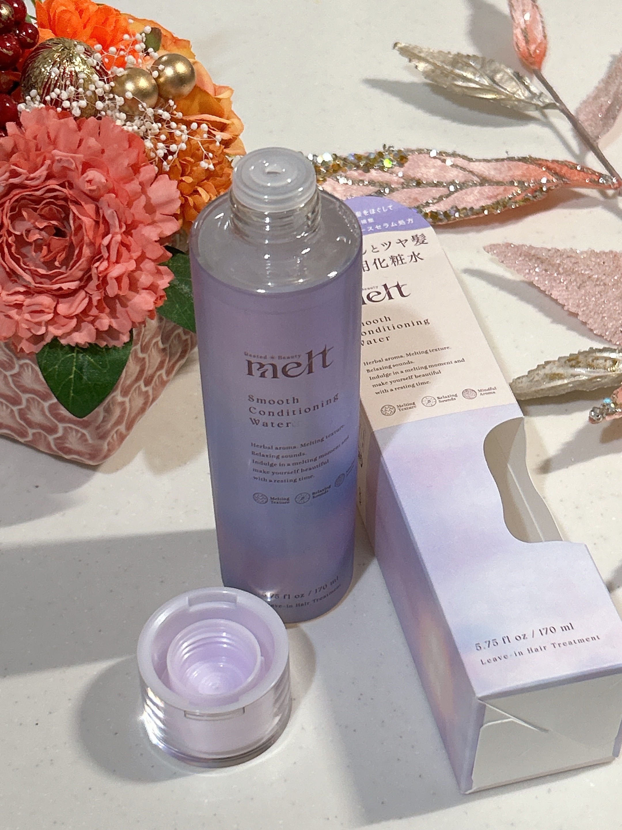 スムース コンディショニング ウォーター/melt/アウトバストリートメントを使ったクチコミ（2枚目）